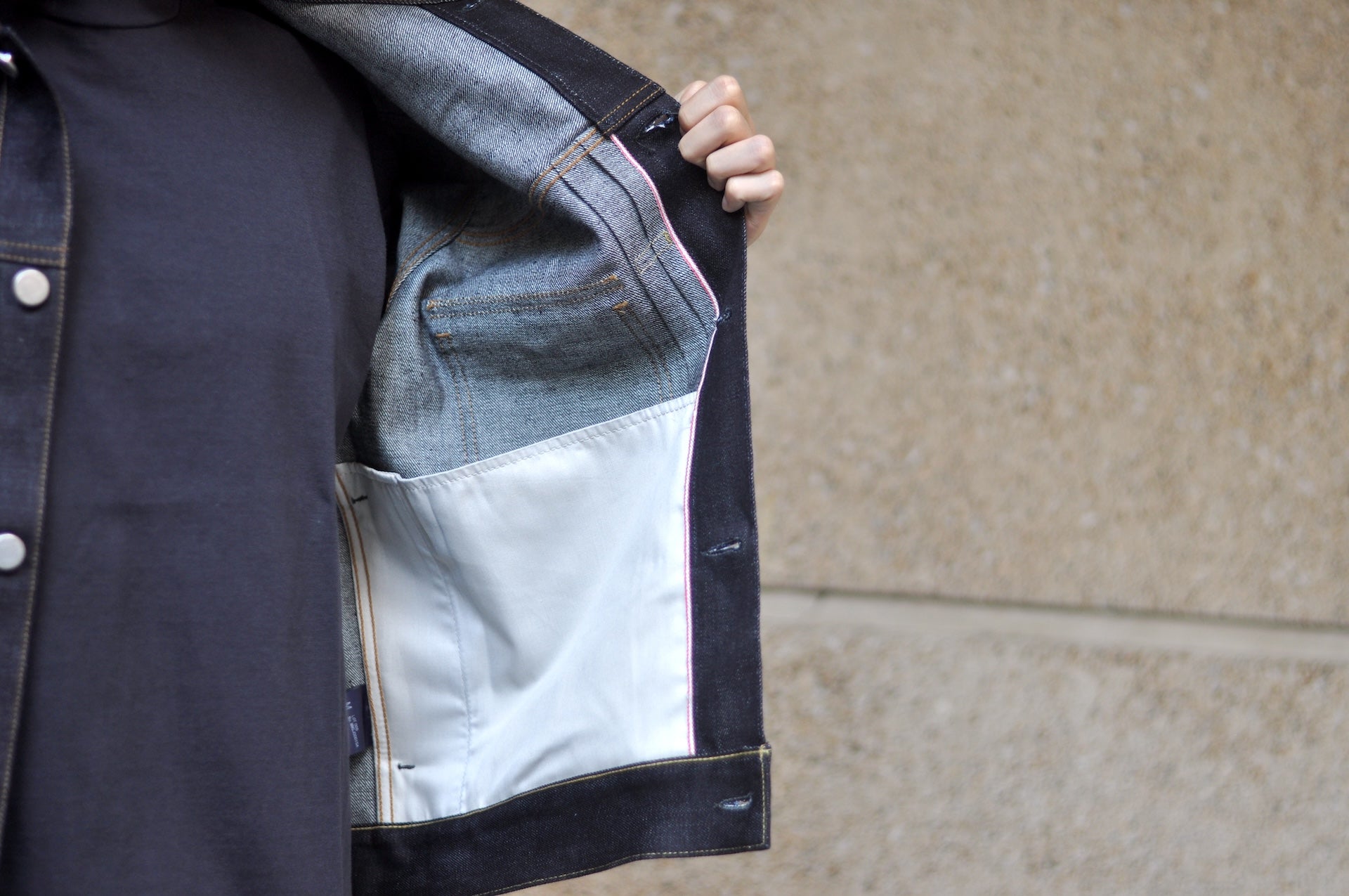 MOMOTARO JEANS 14.7oz "Tokuno Blue" Modified Type 1 Denim Jacket (Indigo)