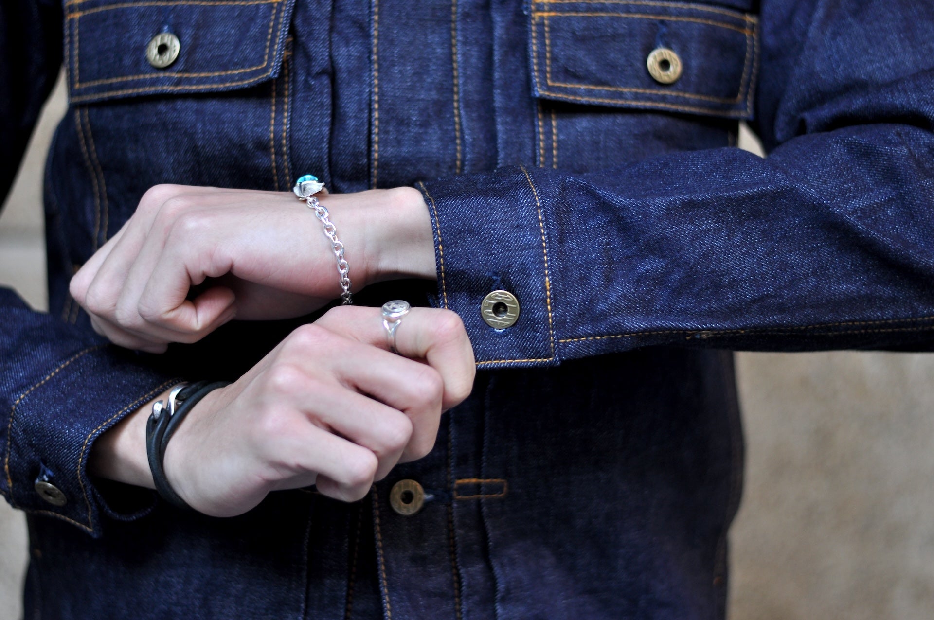 Japan Blue 14.8oz Modified Type 2 Indigo Dyed Denim Jacket