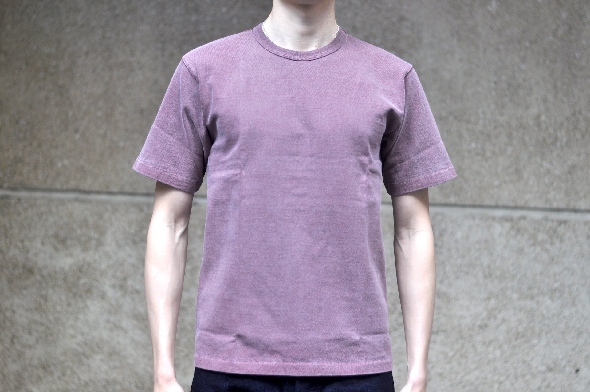 Dubble Works 9oz "Ultra-Heavy" Pigment Dyed Loopwheeled Tee (PD Bordeaux)