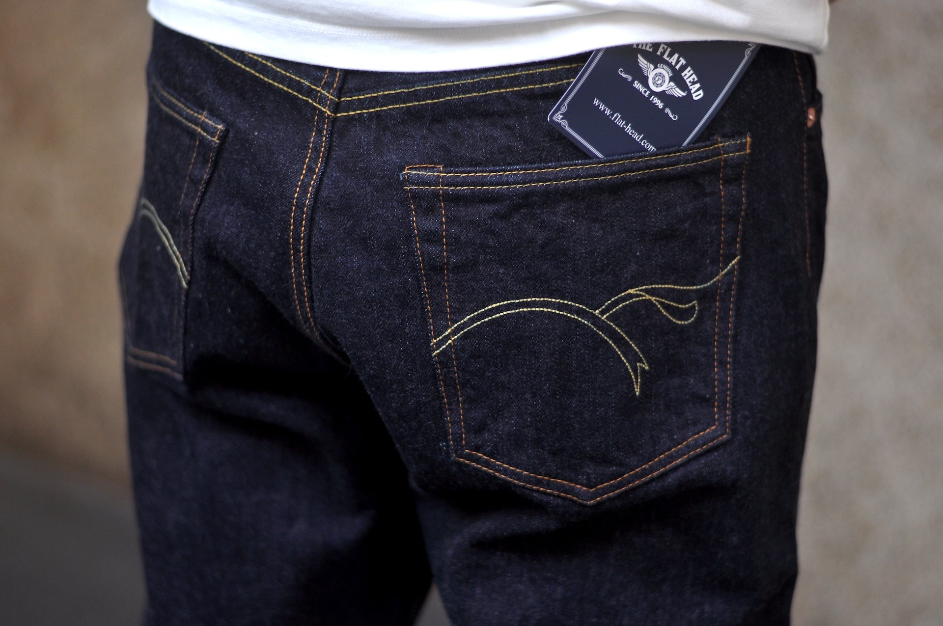 The Flat Head FN-3004 14.5oz “Signature” Denim (Straight Tapered fit)