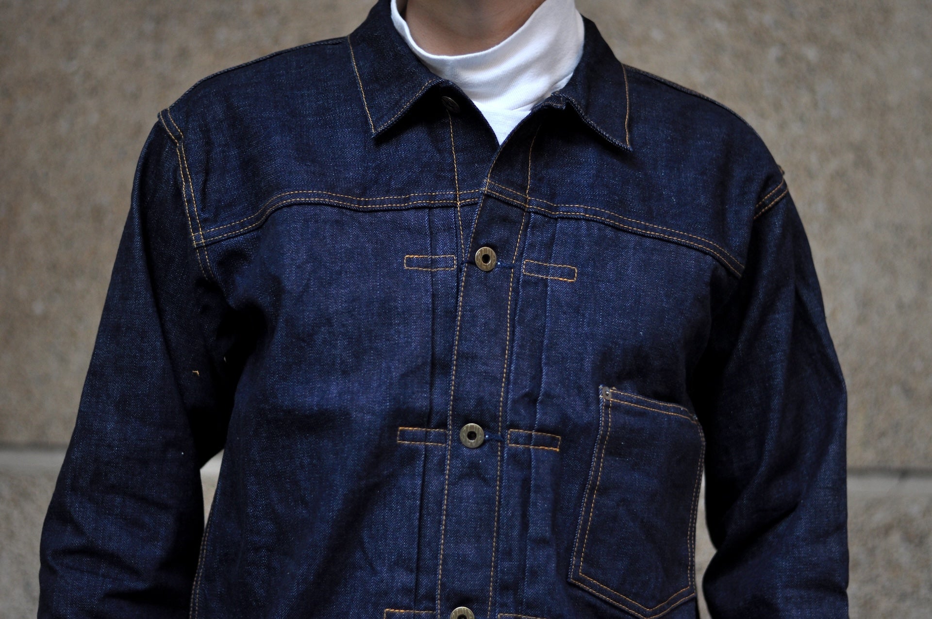 Japan Blue 14.8oz WWII Indigo Dyed Denim Jacket