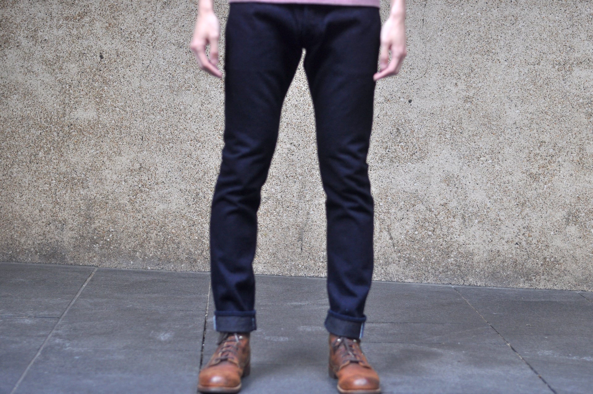 Pure Blue Japan 16oz DNP-013-IDSM “Indigo-Sumi” Double Nep Denim (Slim Tapered fit)
