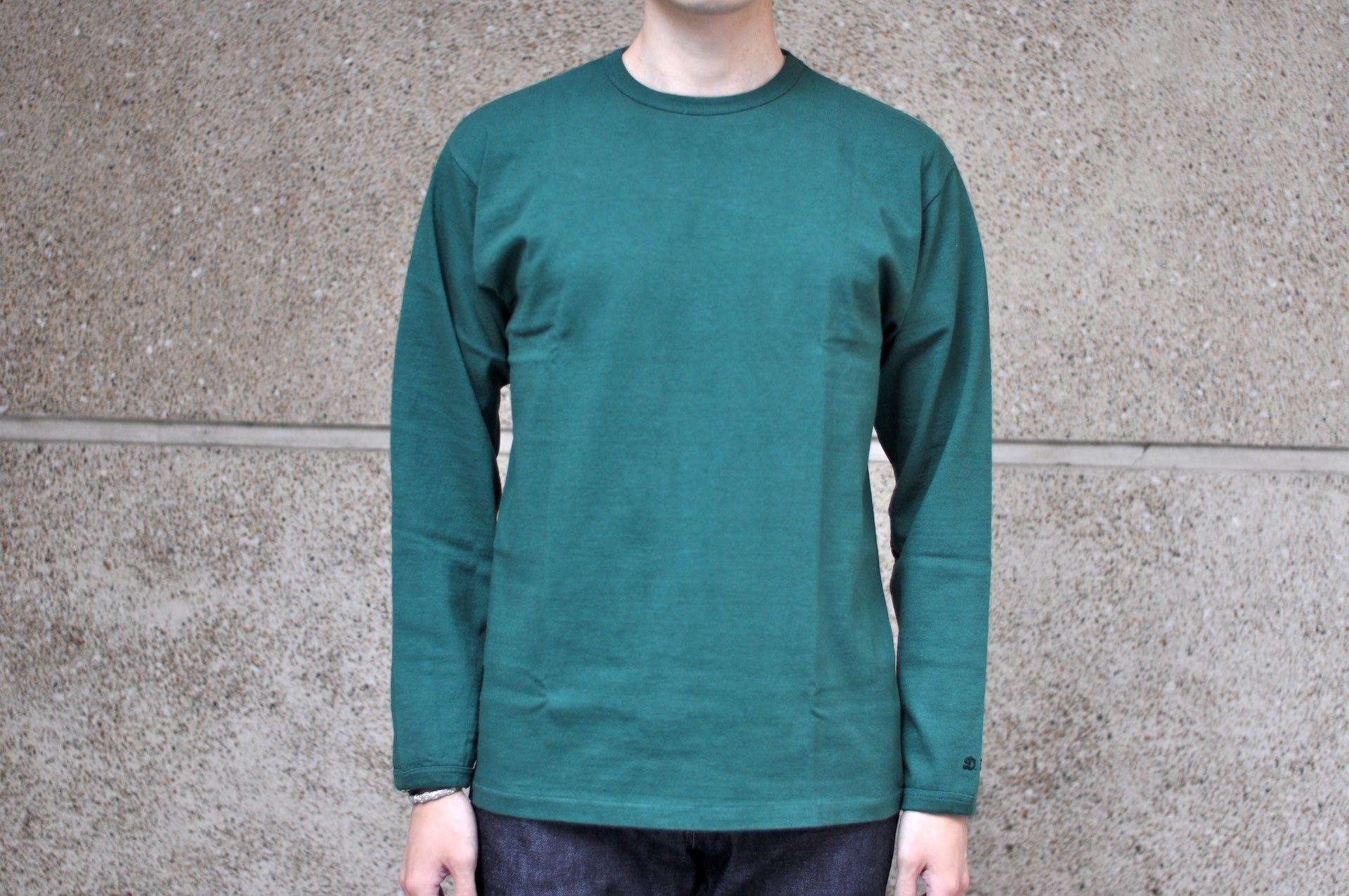 Dubble Works 9oz "Ultra-Heavy" Loopwheeled L/S Tee (Forest Green)