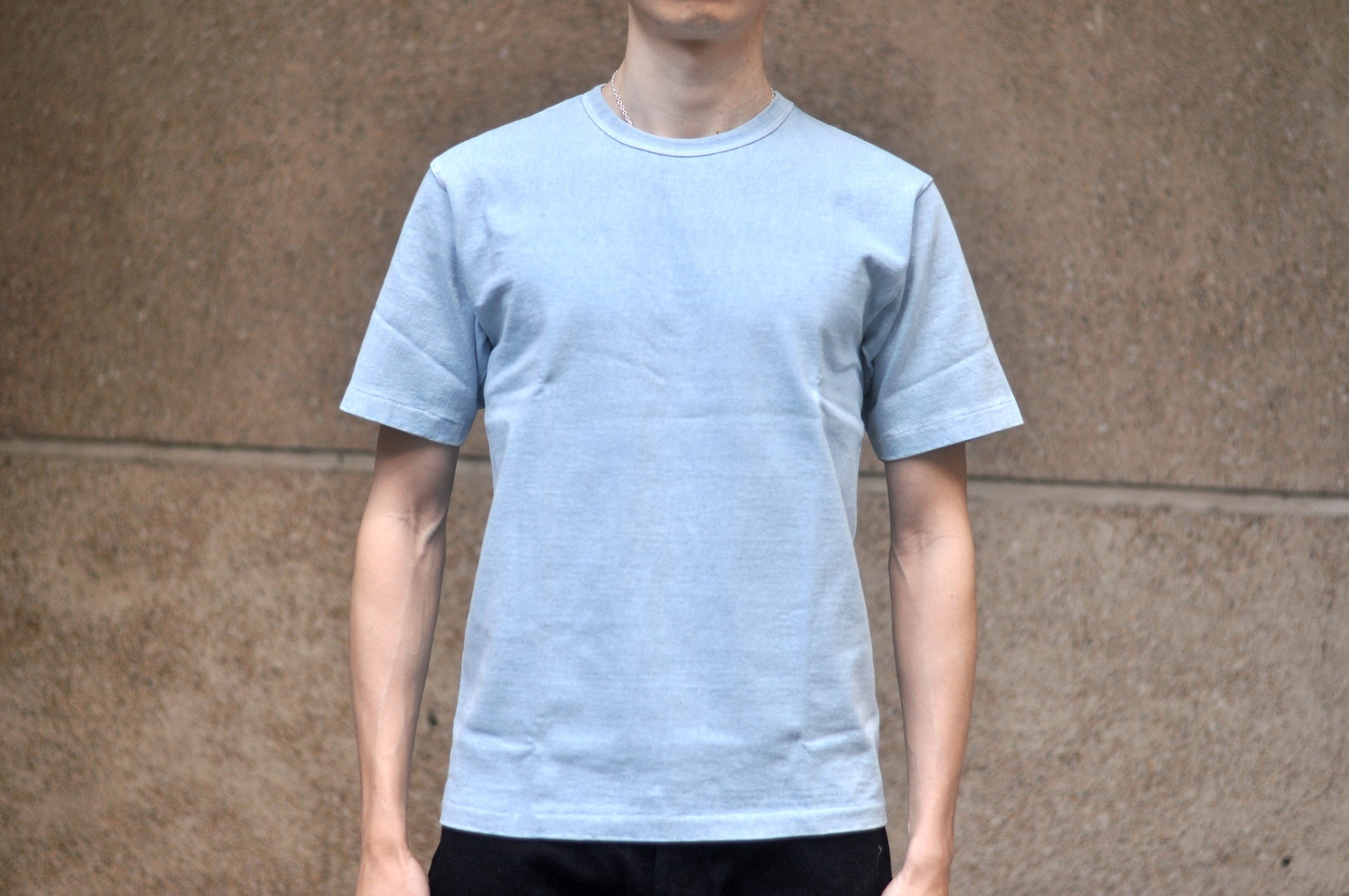 Dubble Works 9oz "Ultra-Heavy" Pigment Dyed Loopwheeled Tee (PD Sax)