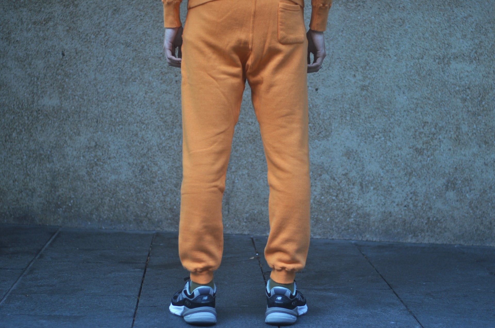 Dubble Works 11oz "Tsuri-ami" Loopwheeled Sweatpants (Orange)