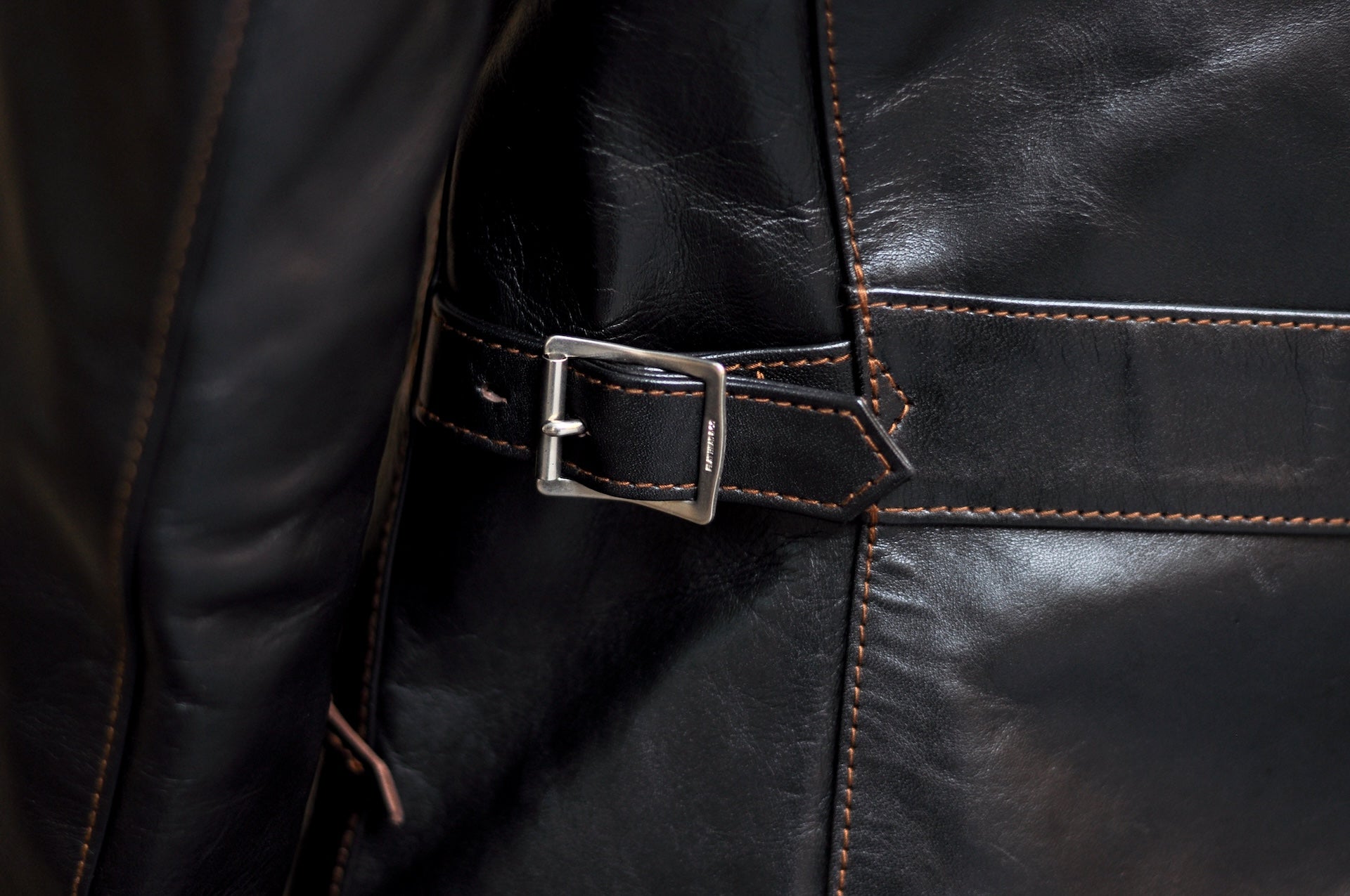 The Flat Head 'Ultimate' Horsehide 40s Single Riders Jacket (Black Tea-cored)