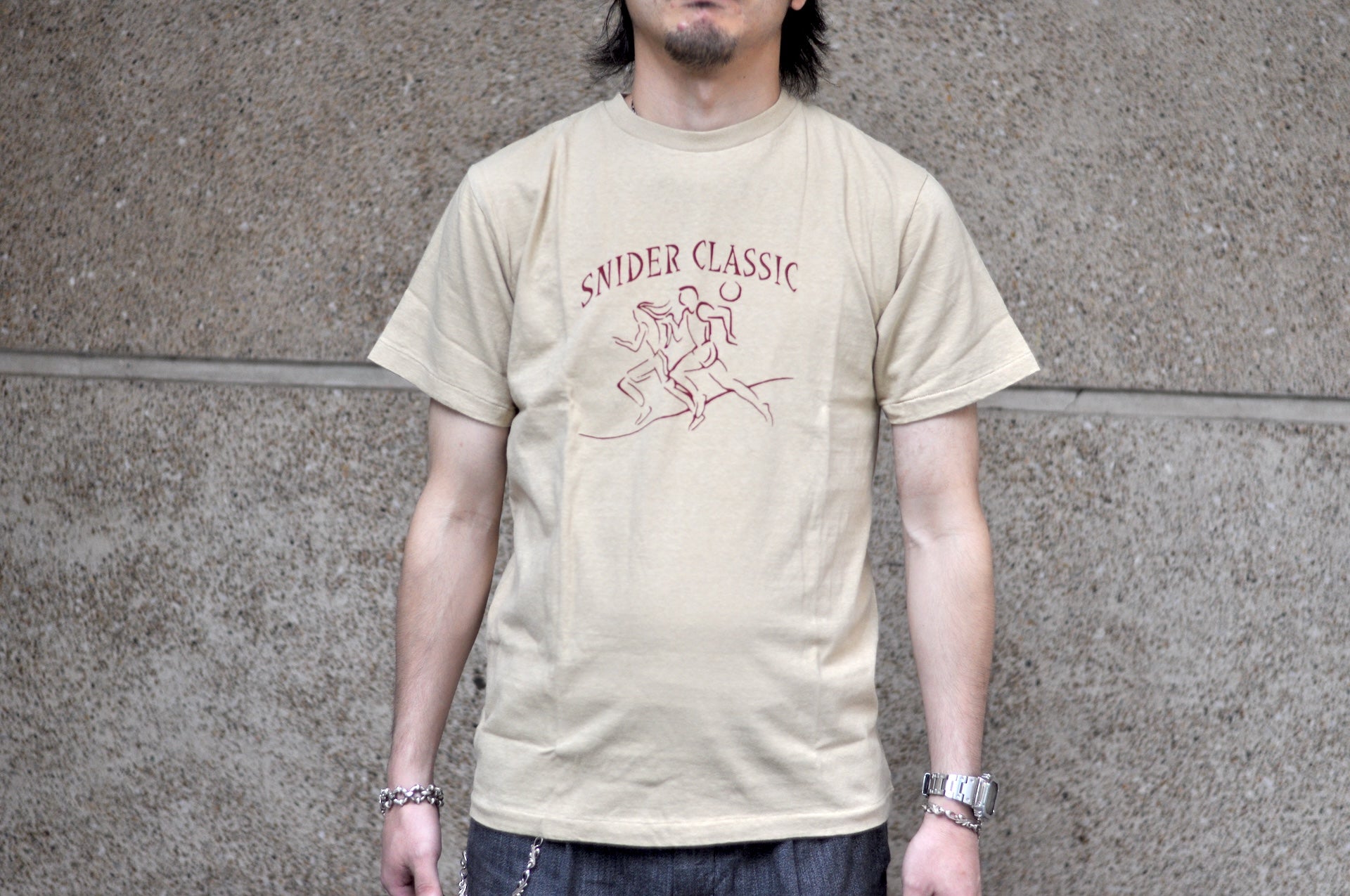 Dubble Works 5.5oz "Snider Classic" Loopwheeled Tee (Egg Beige)