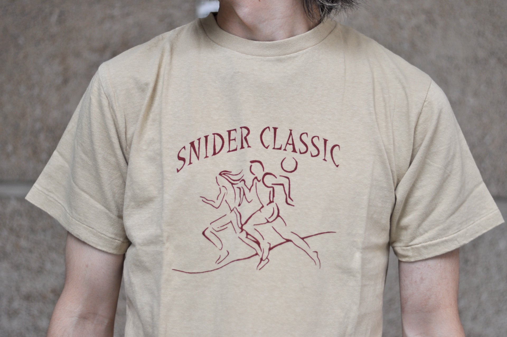 Dubble Works 5.5oz "Snider Classic" Loopwheeled Tee (Egg Beige)