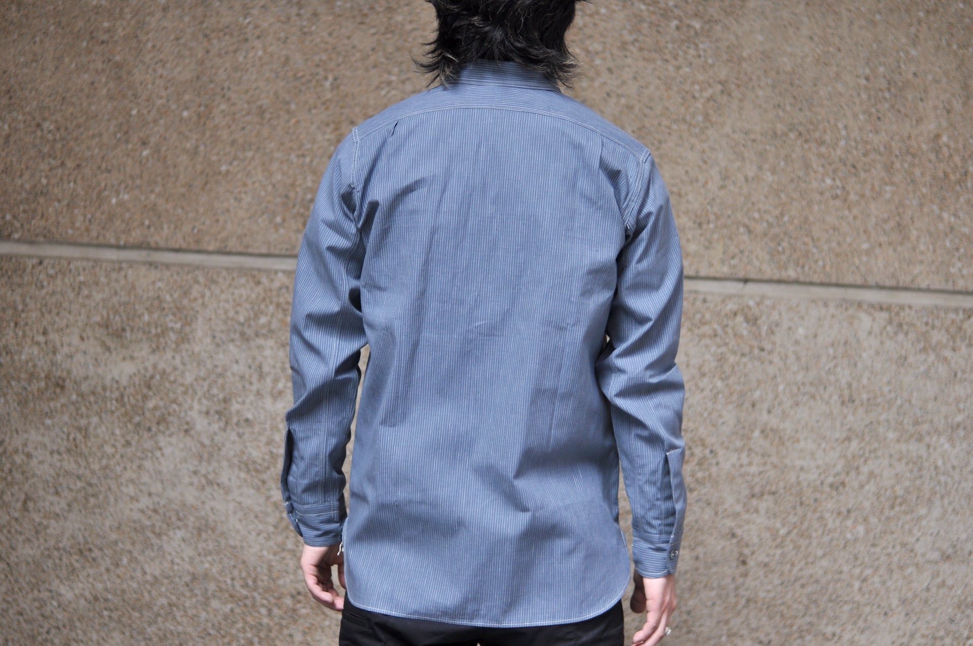 Warehouse Co. 6oz Selvage Stripe "Wide Awake" Workshirt (Indigo)