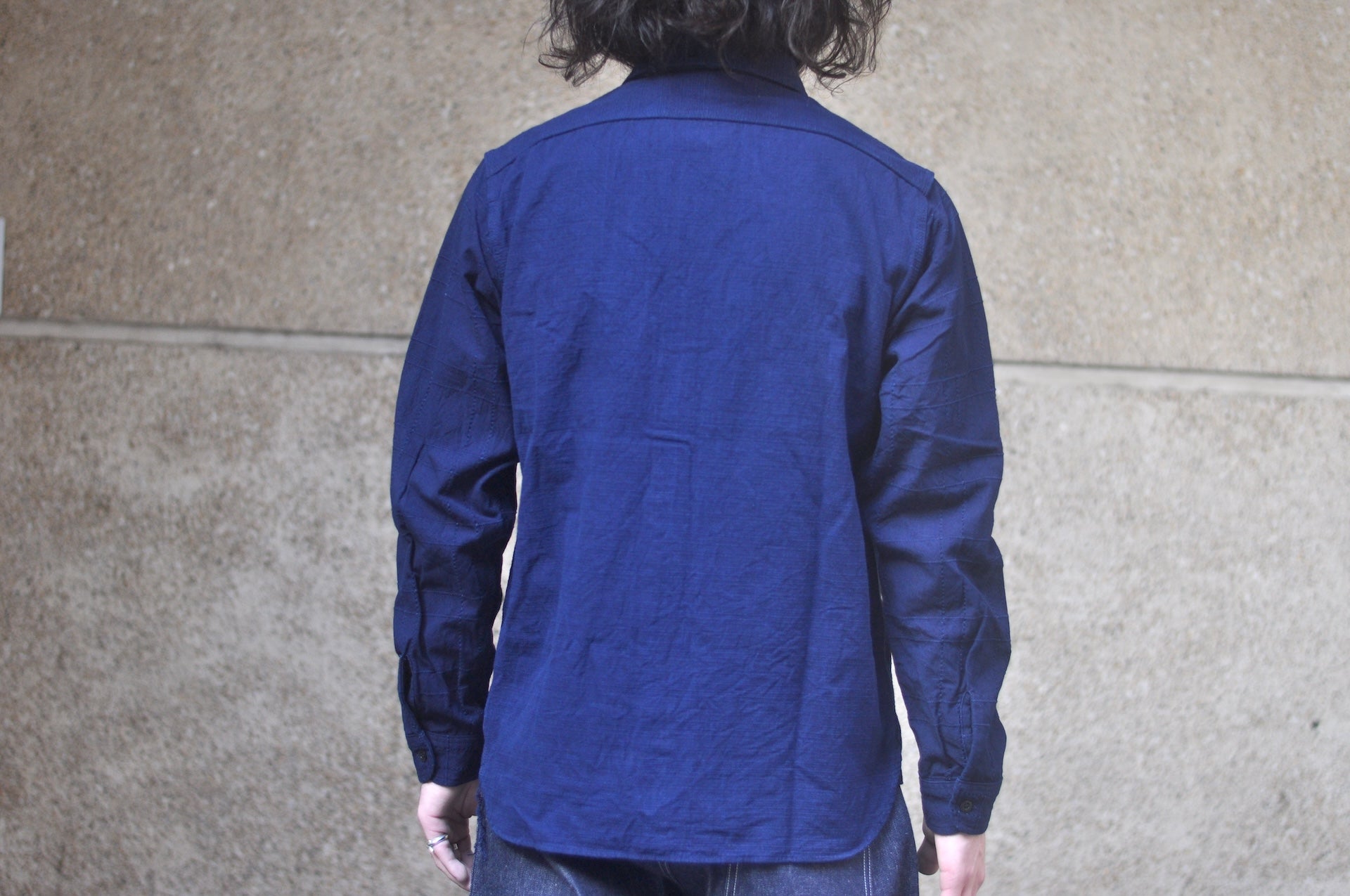 Samurai Heavyweight Natural Indigo Dyed “Two-Ways” Workshirt (Overseas Edition)