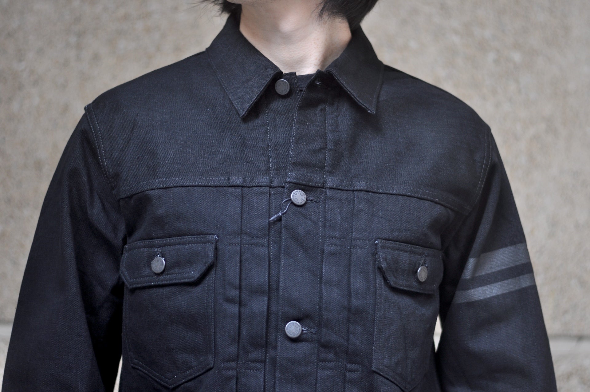 MOMOTARO JEANS 15.7oz "New Classic GTB" Iconic Type 2 Denim Jacket (Black)