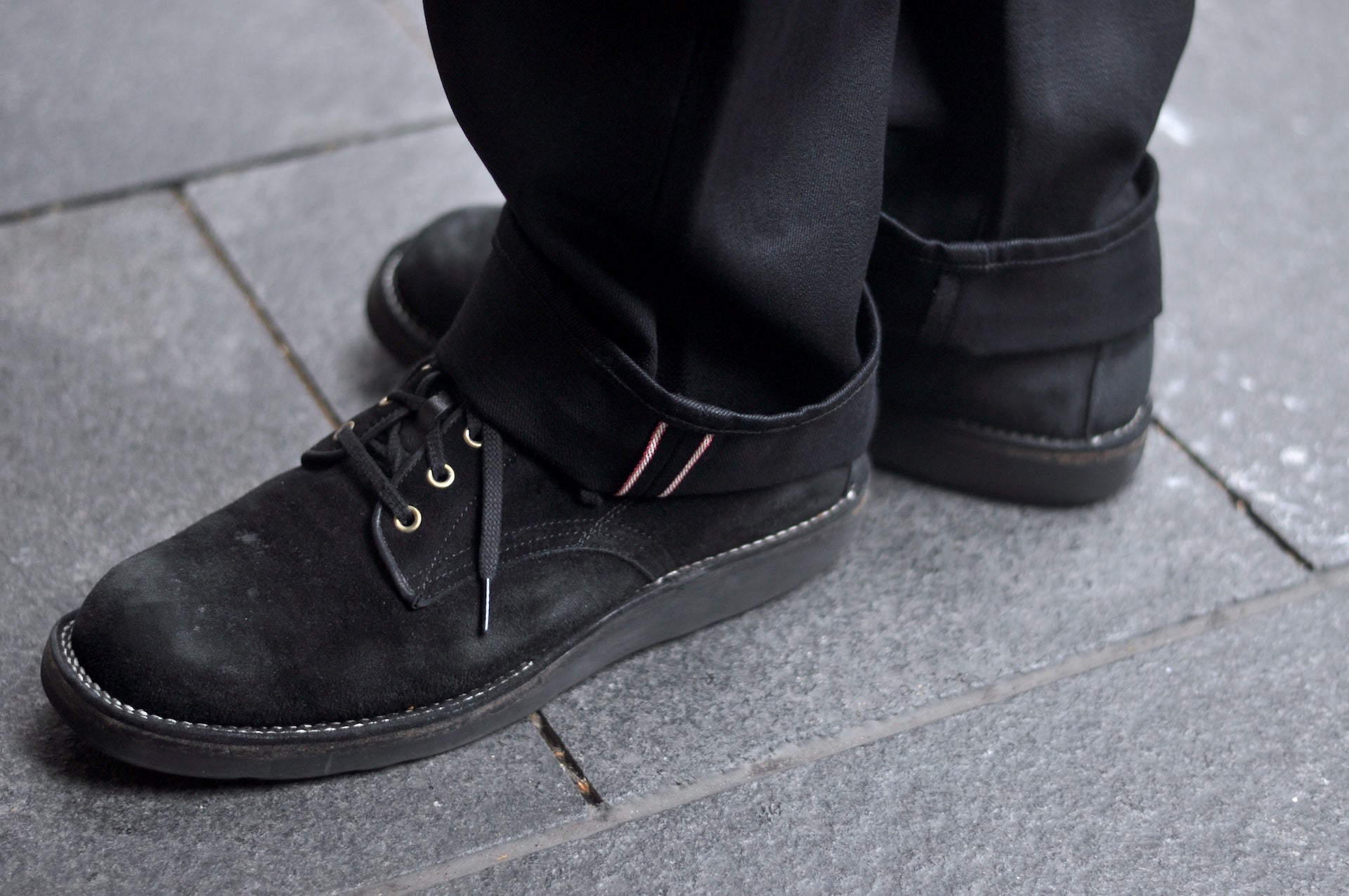 MOMOTARO JEANS 14.7oz "Tokuno Black" #Z100 Denim (Classic Straight fit)