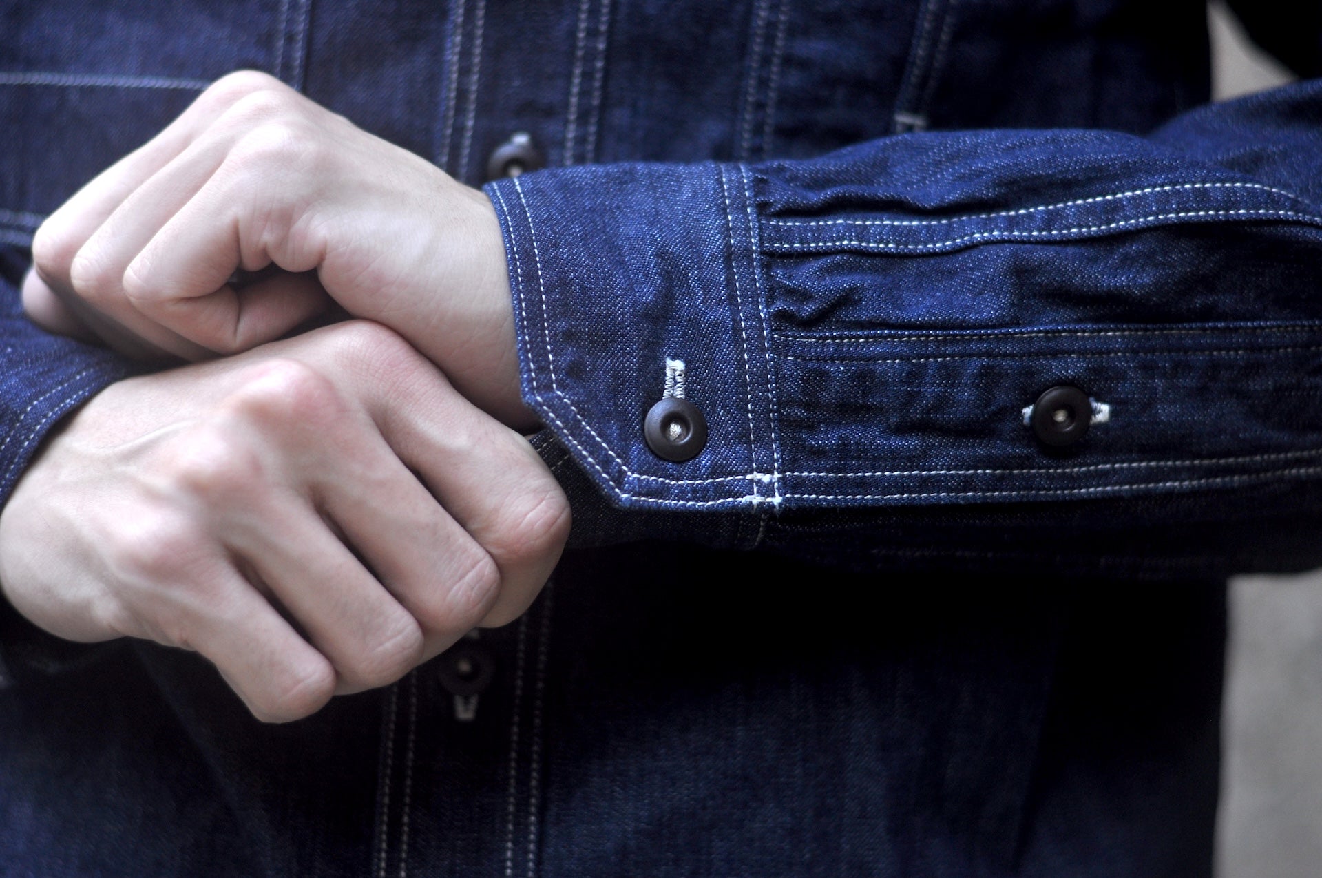 Freewheelers 8.5oz Indigo Denim “Birner” Mechanic Shirt