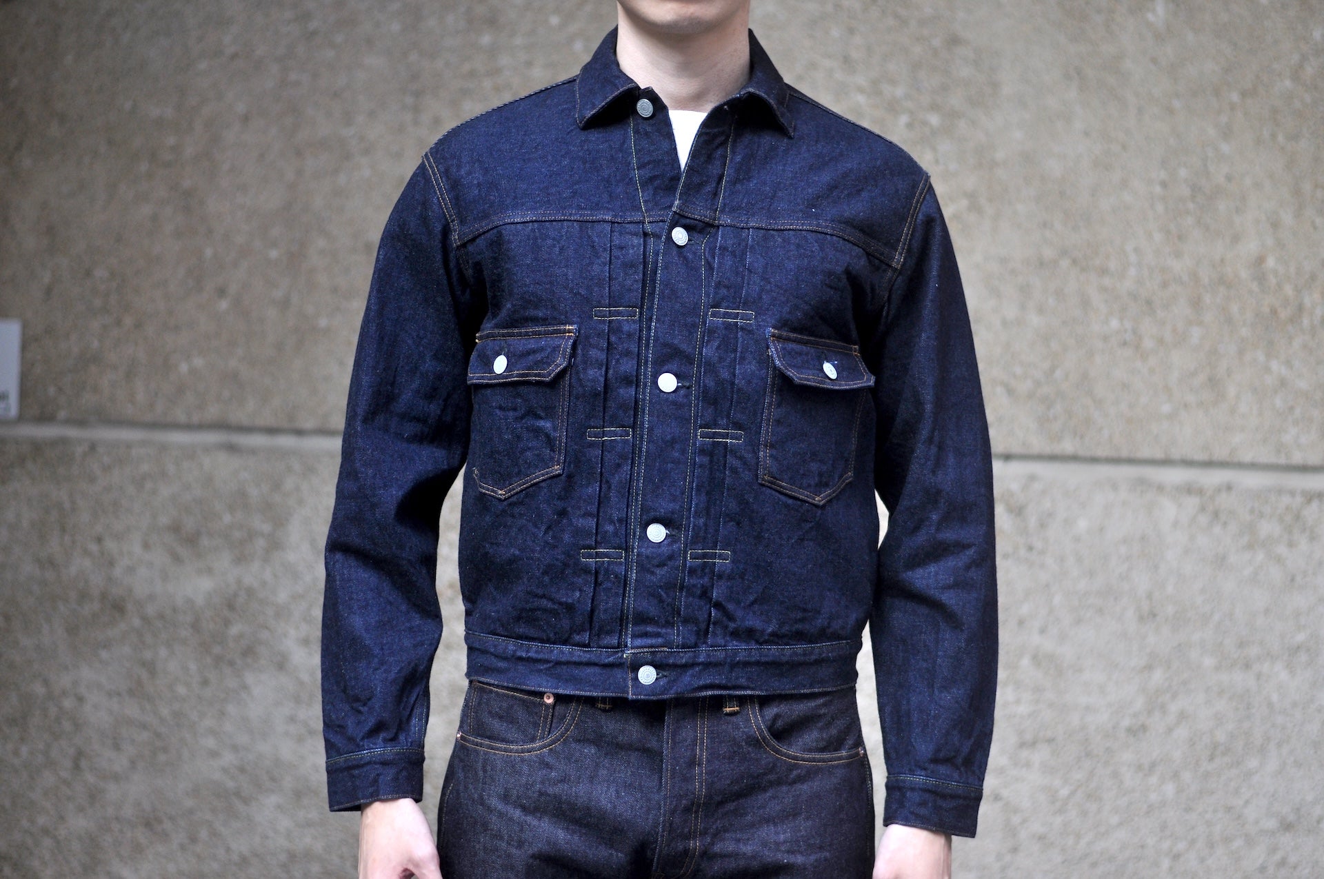 RAGGY CLOTHING 14oz Indigo Dyed “Mild-Nep” Type 2 Denim Jacket