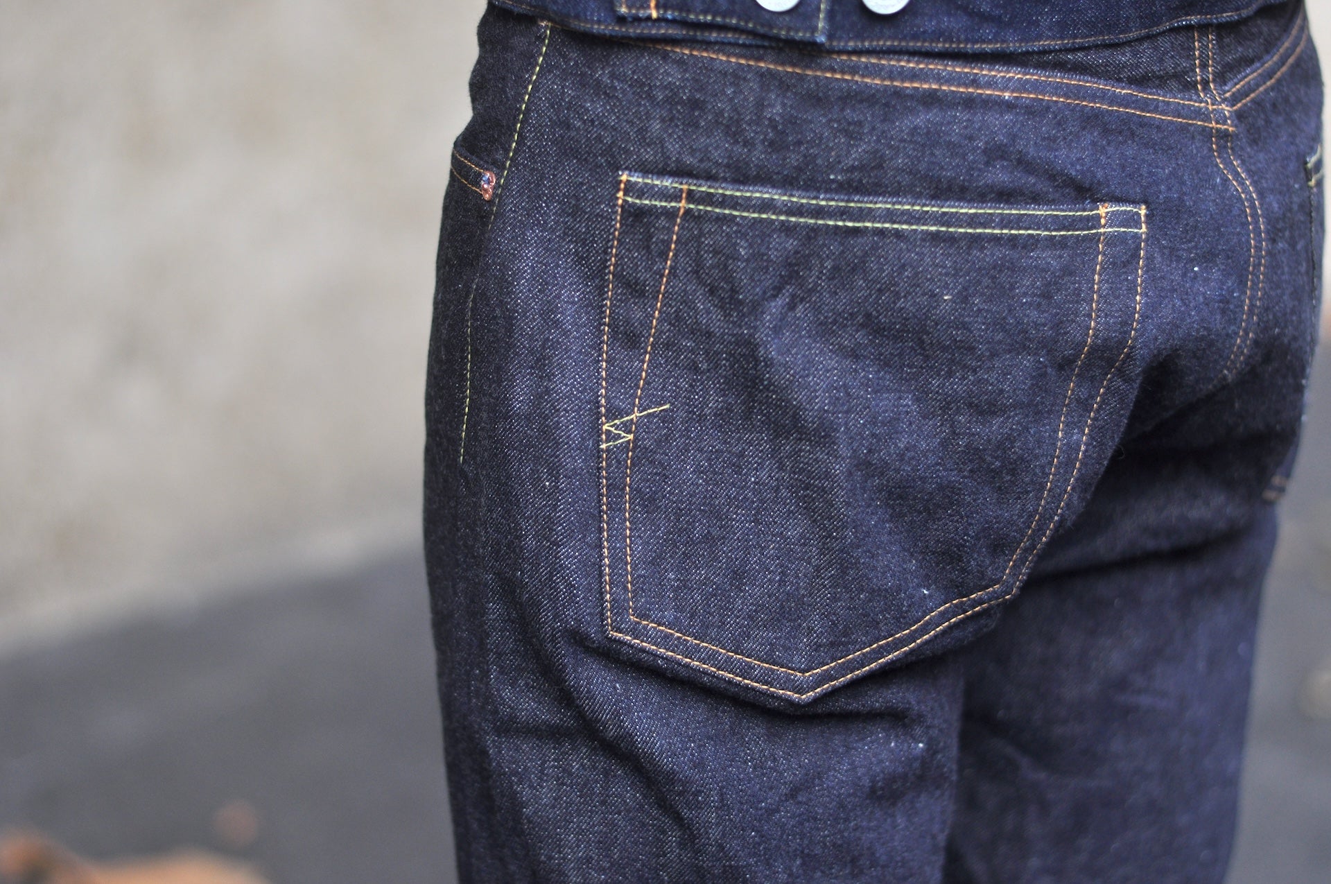 RAGGY CLOTHING 14oz Indigo Dyed “Mild-Nep” Z01XX Denim (Modern Straight fit)