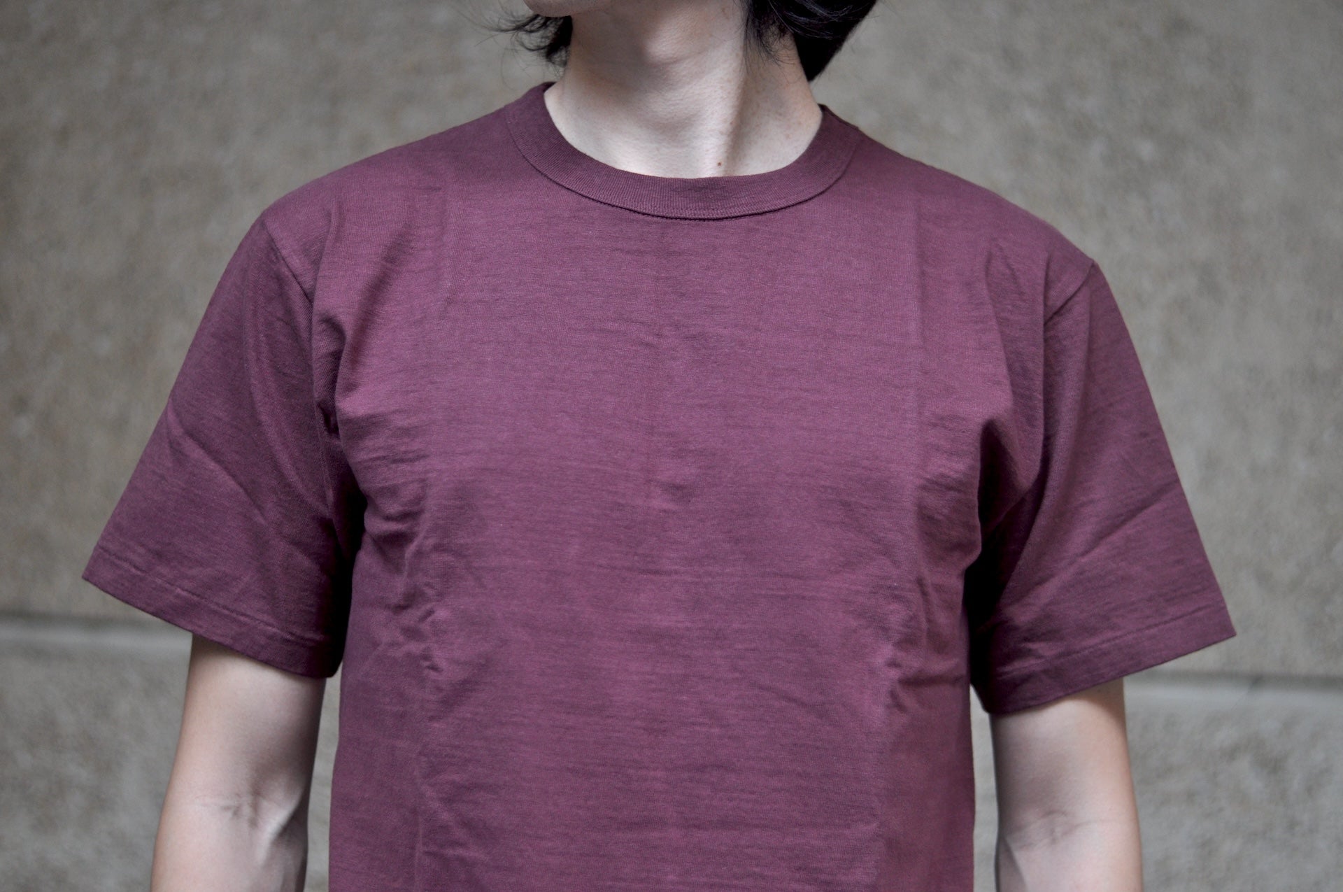 Dubble Works 7.7oz "Fallen Cotton" Loopwheeled Signature Tee (Burgundy)