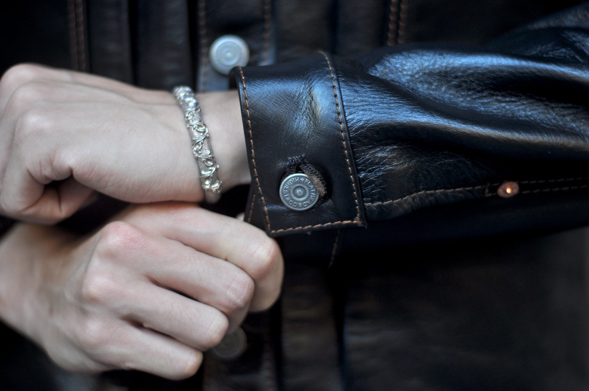 The Flat Head 'Ultimate' Horsehide Type 2 Jacket (Black Teacore)