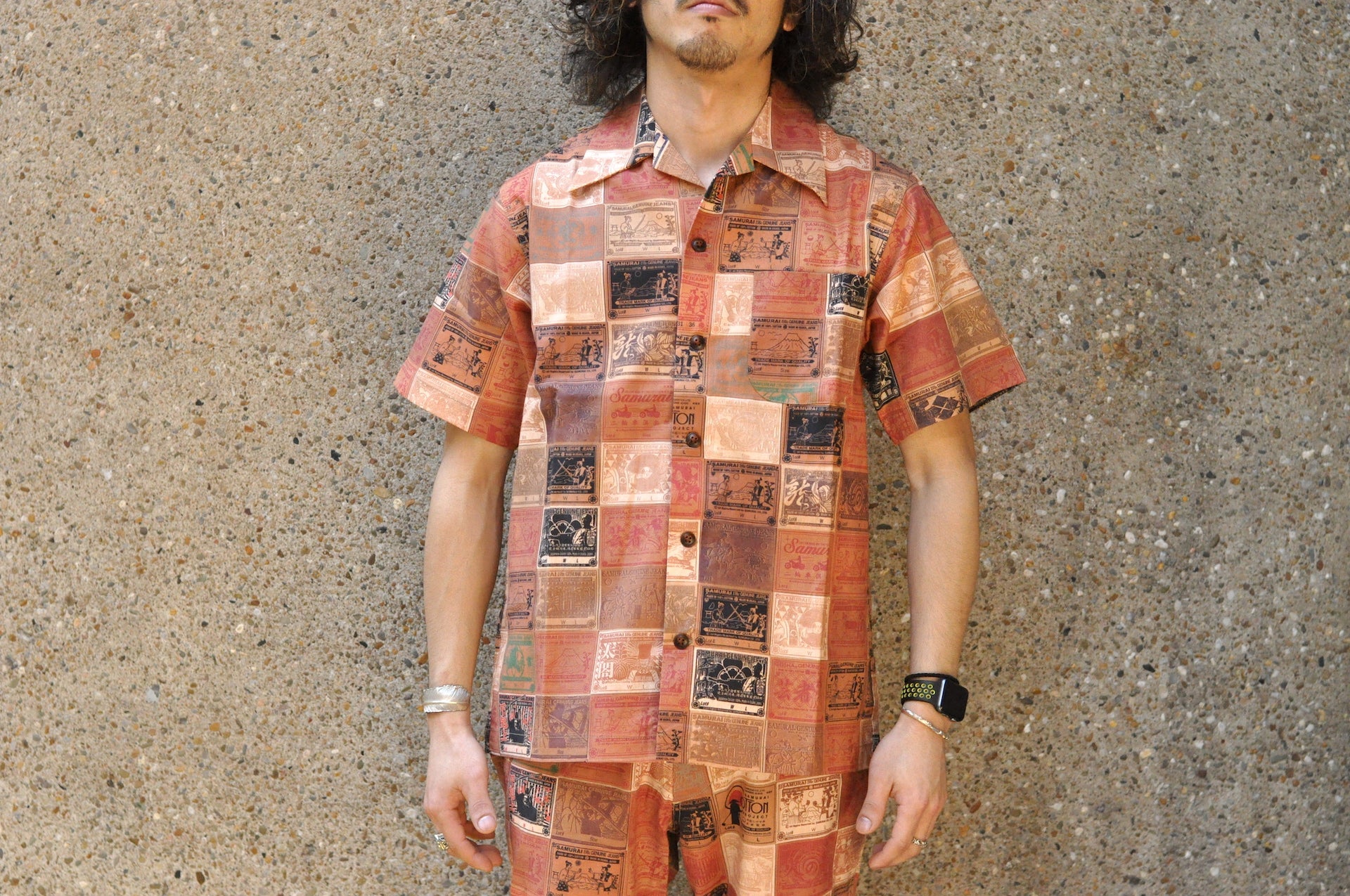 Samurai "Patch-Work" S/S Aloha Shirt