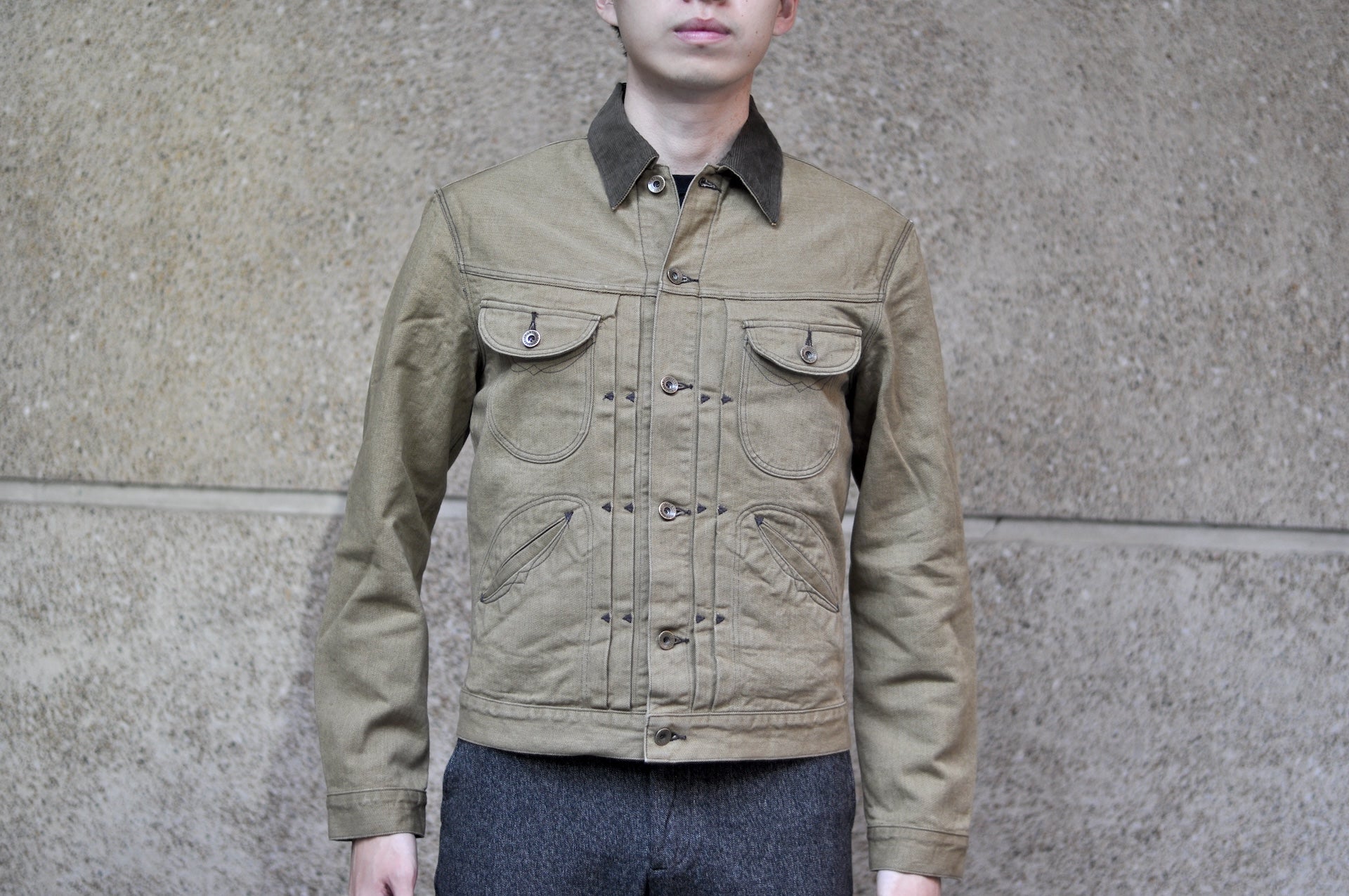 Stevenson Overall Co. "Stockman" Cowboy Jacket (Khaki Drill)