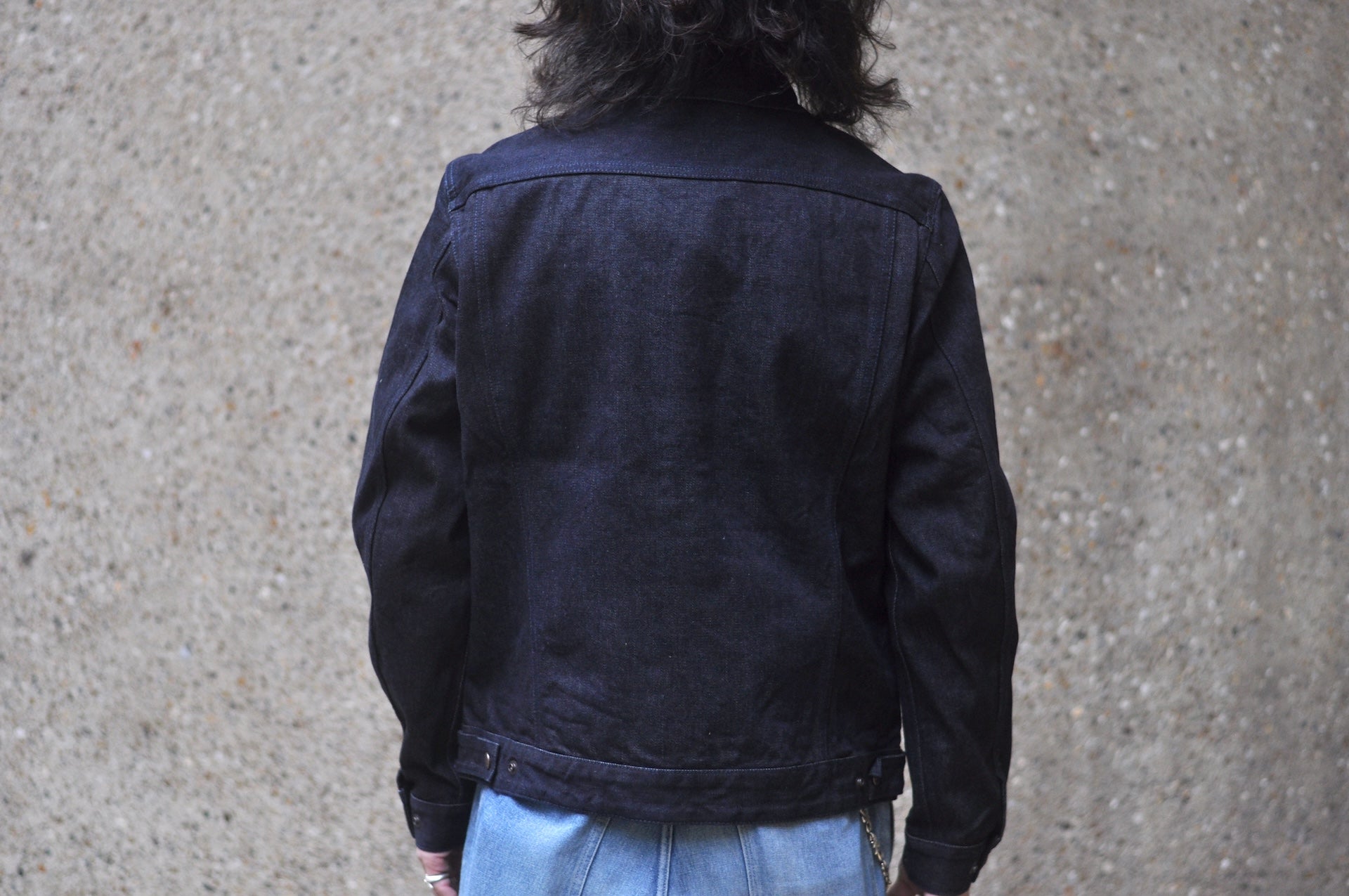 Iron Heart 14oz Selvage Broken Twill Denim Mechanic Work Jacket (Indigo)