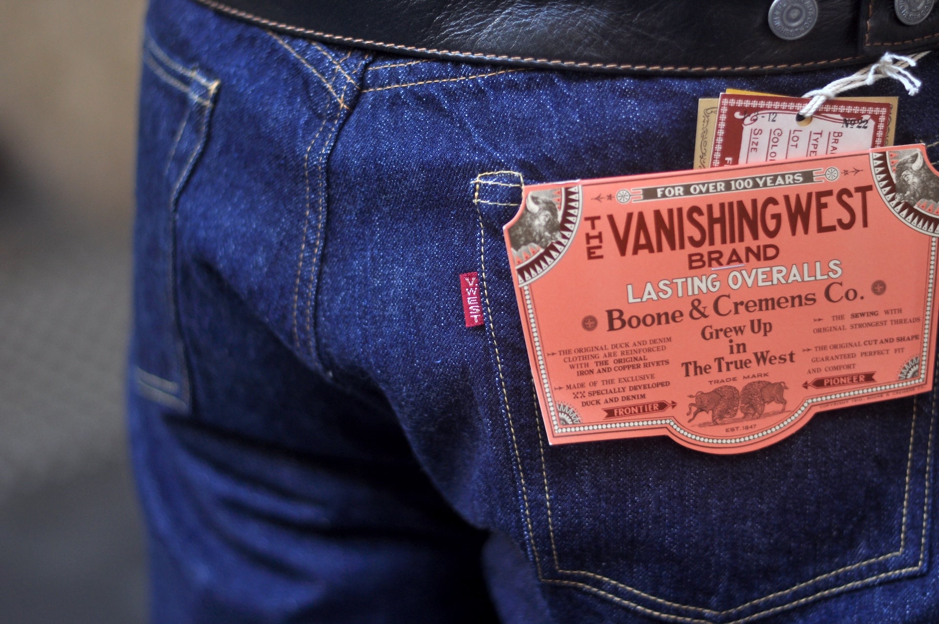 Freewheelers 14oz "Vanishing West" 601XX 1947 Denim (Regular Straight fit)