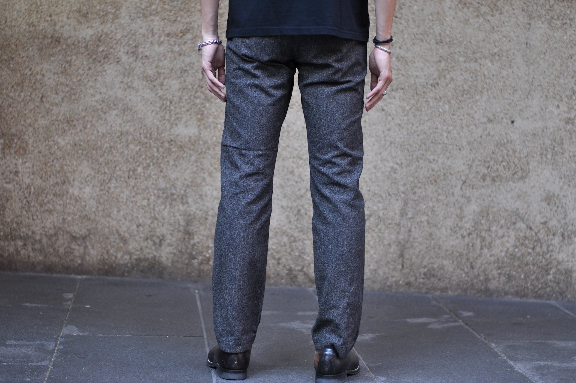 Stevenson Overall Co. "Old Glory" 12.5oz Selvage Covert Twill Chinos (Heather Grey)