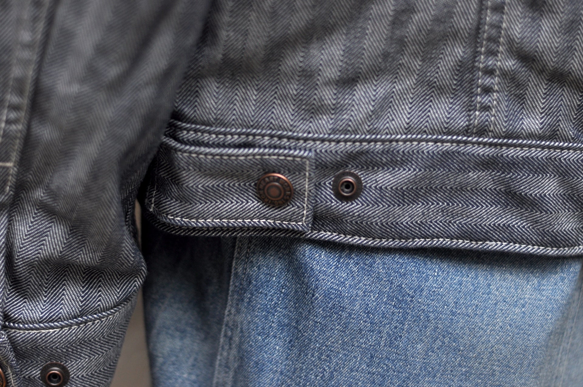 Iron Heart 10.5oz HBT Mechanic Work Jacket (Indigo)