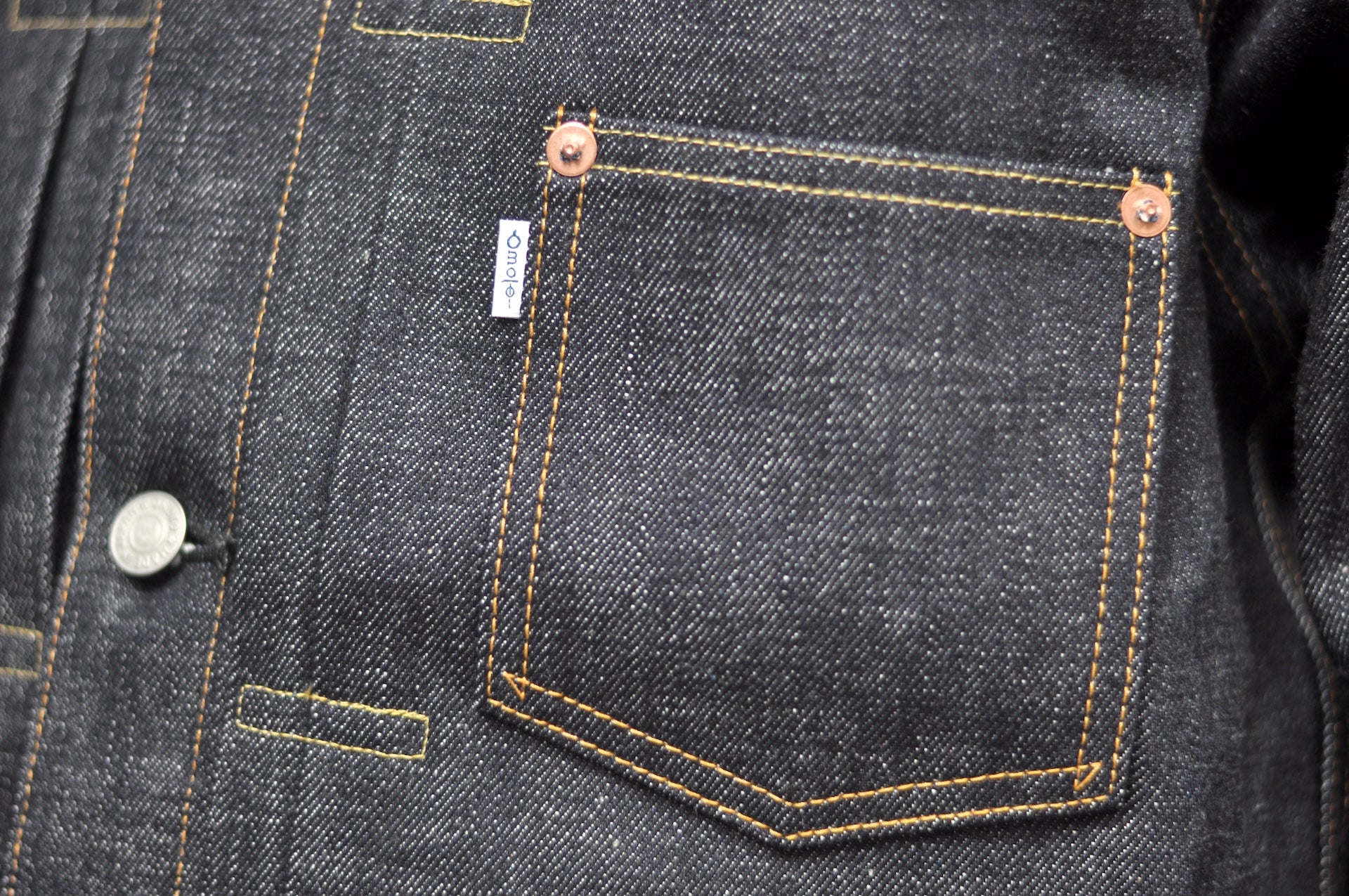 Omoto Denim 15.5oz Indigo Dyed "O-CLASSICO" War-Mode Type 1 Denim Jacket