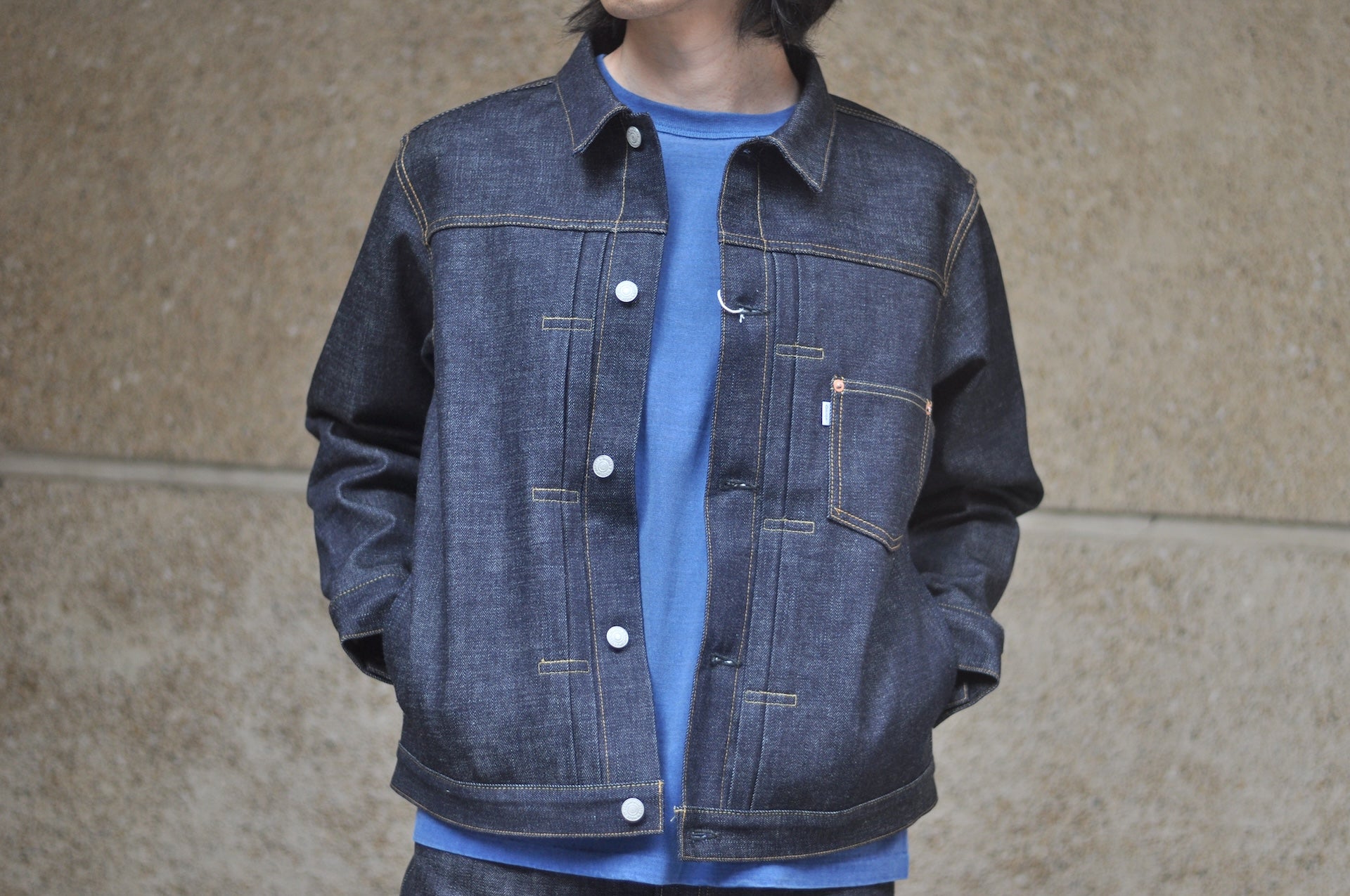 Omoto Denim 15.5oz Indigo Dyed "O-CLASSICO" War-Mode Type 1 Denim Jacket