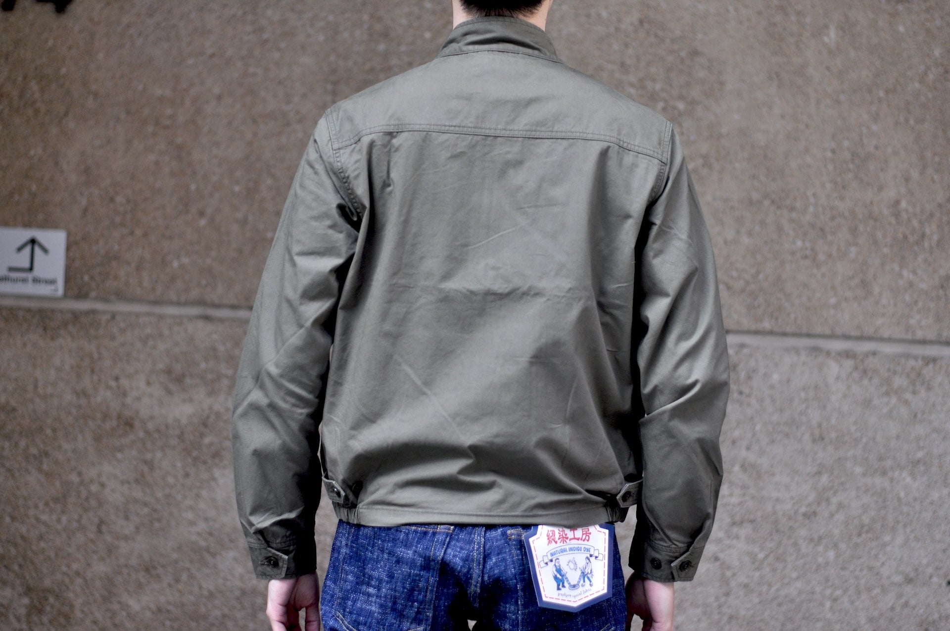 Iron Heart “All-Season” Cotton Serge Drizzler Jacket (OD Green)