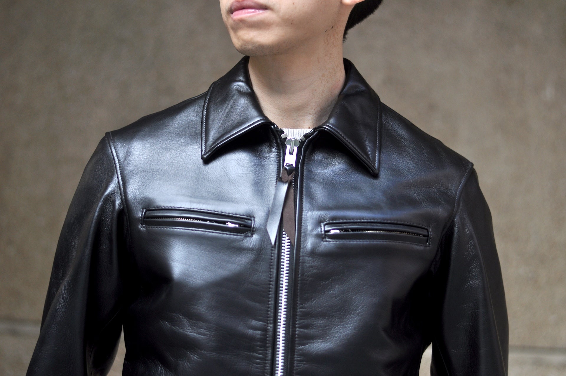 Iron Heart Horsehide Single Riders Jacket (Black Teacore)