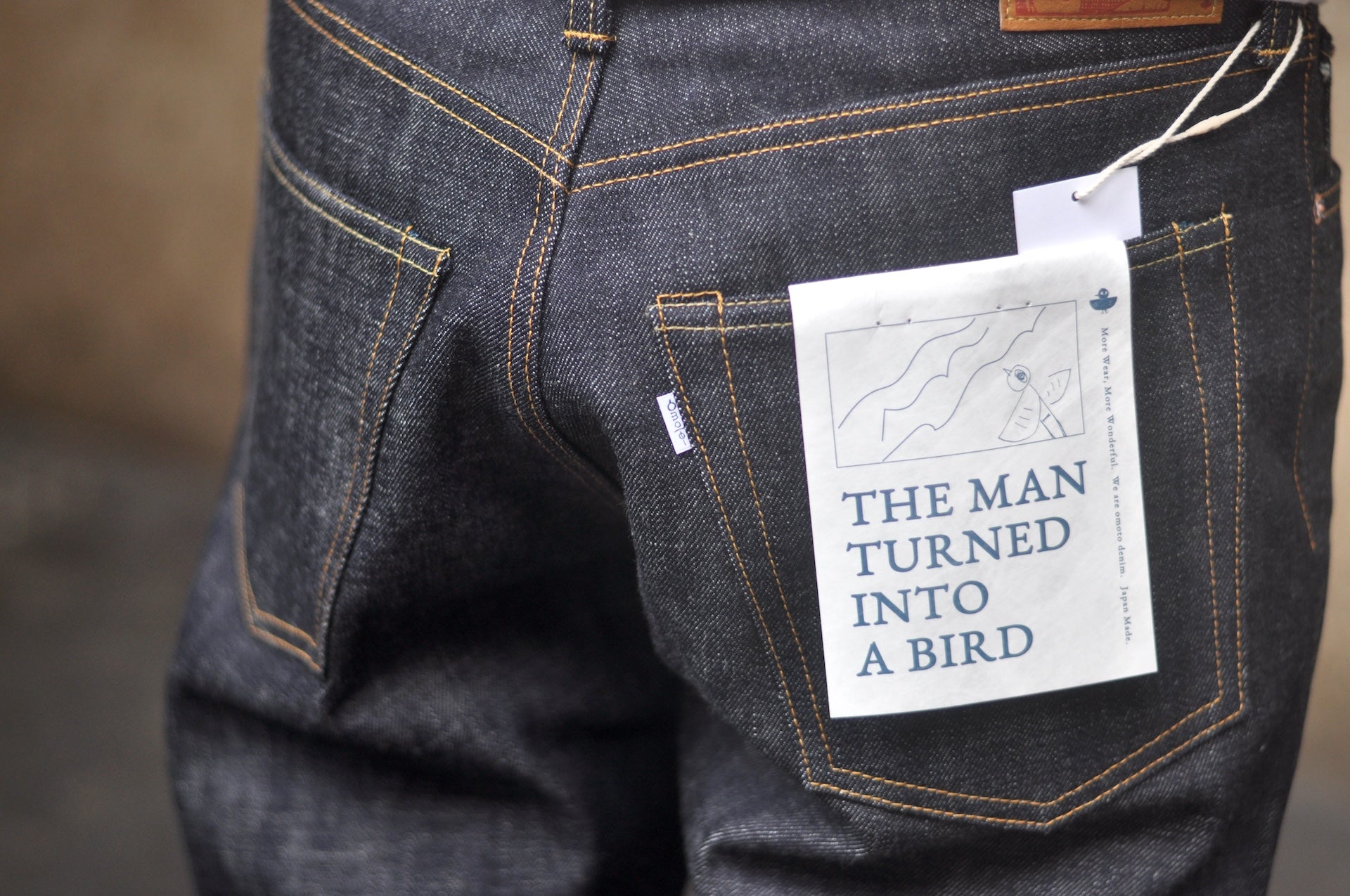 Omoto Denim 15.5oz Indigo Dyed "O-CLASSICO" 0616 Denim (Modern Straight fit)