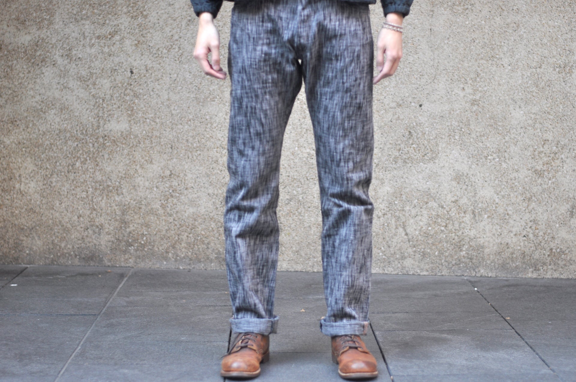 Graph Zero 15oz “Kase-Sumi” Vertical-Slubby Denim (Slim Straight fit)