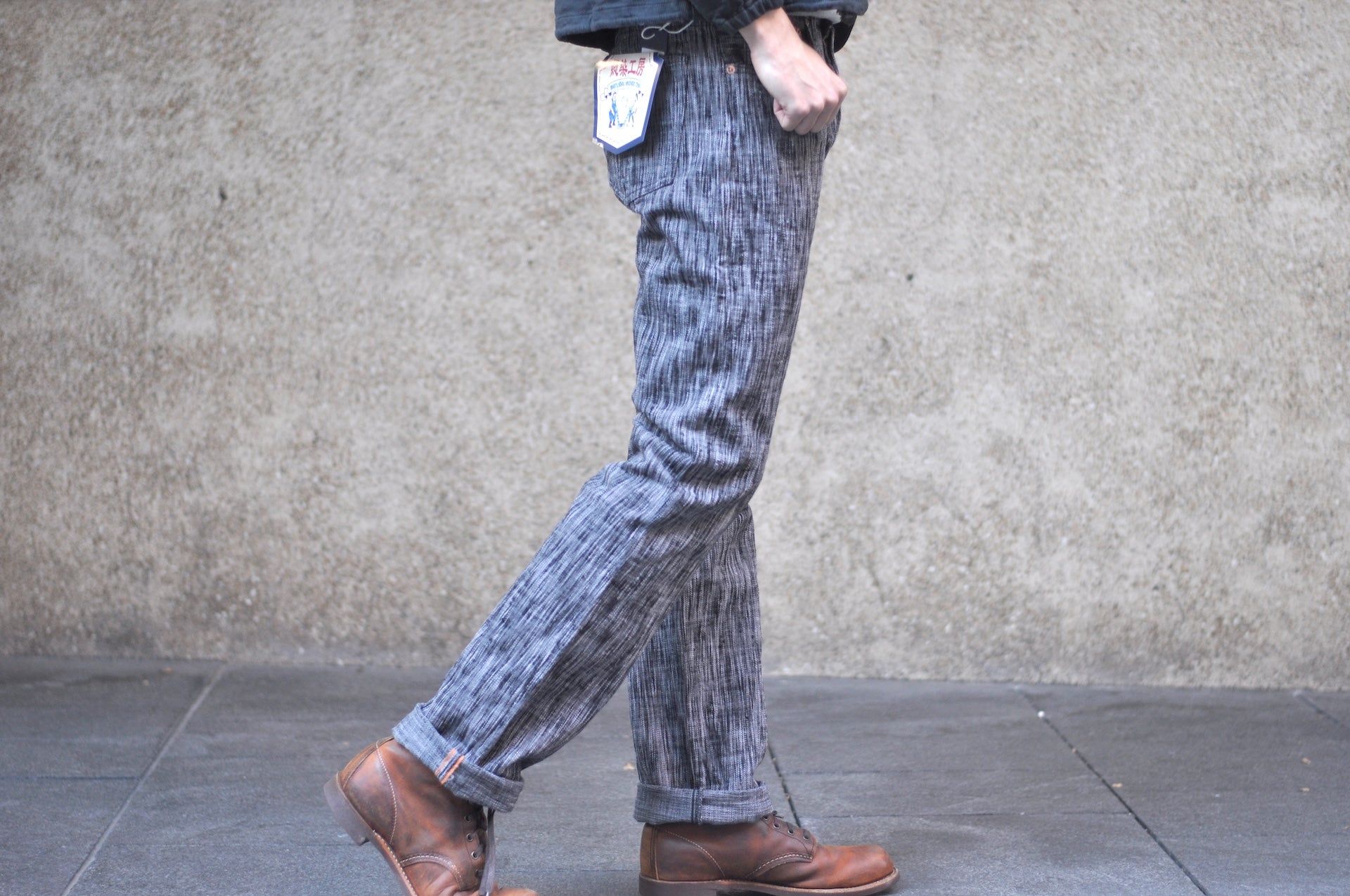 Graph Zero 15oz “Kase-Sumi” Vertical-Slubby Denim (Slim Straight fit)