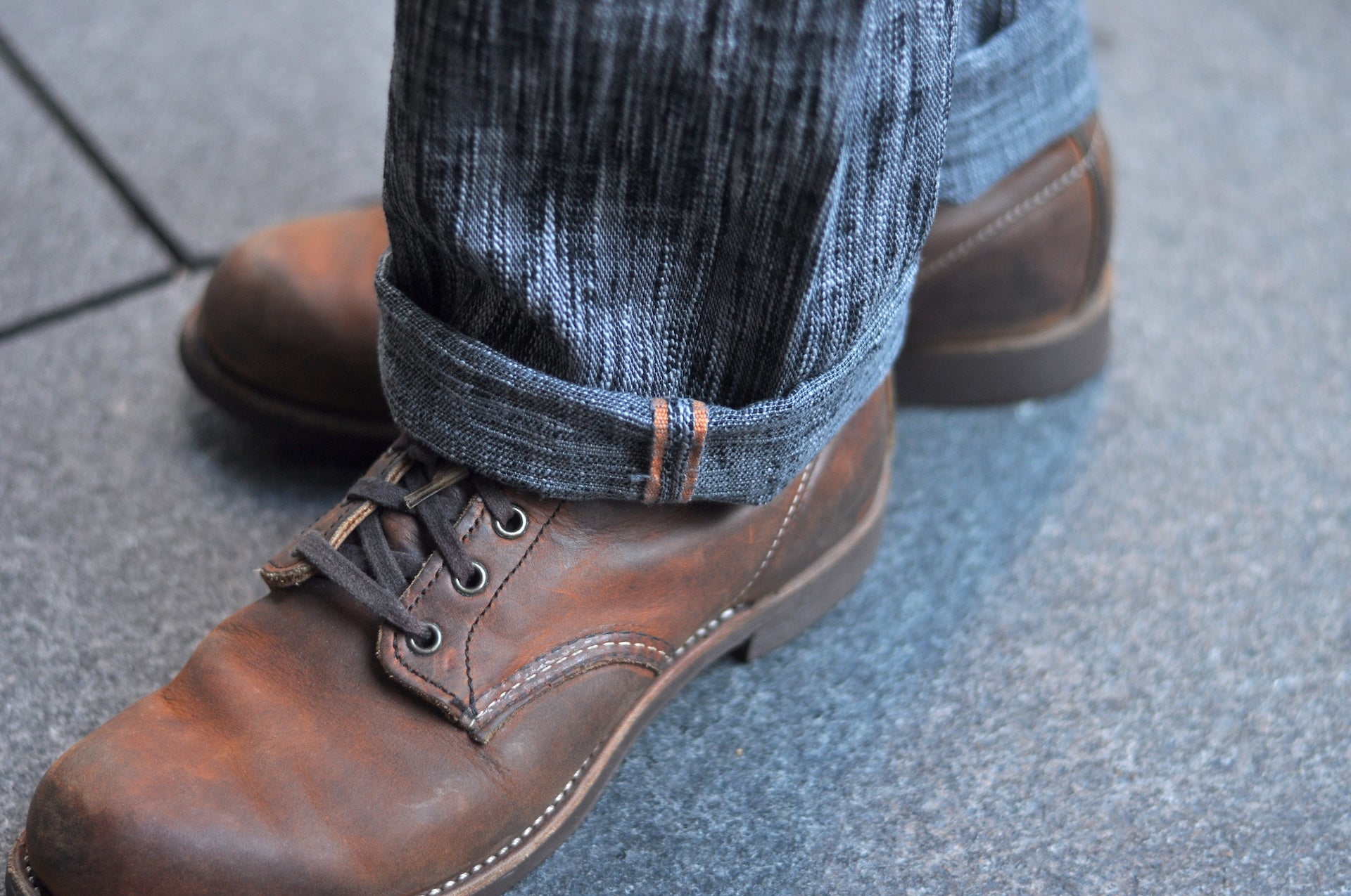Graph Zero 15oz “Kase-Sumi” Vertical-Slubby Denim (Slim Straight fit)
