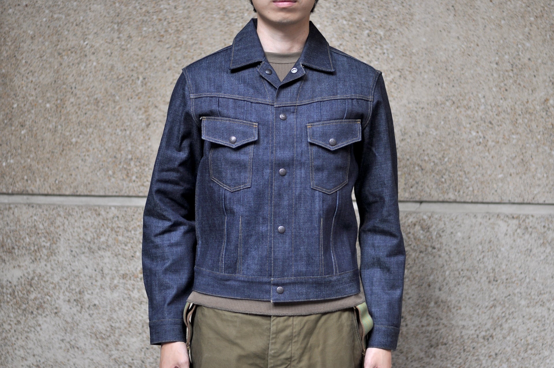 Stevenson Overall Co. 14.5oz 'Maverick Rider' Denim Jacket (Indigo)