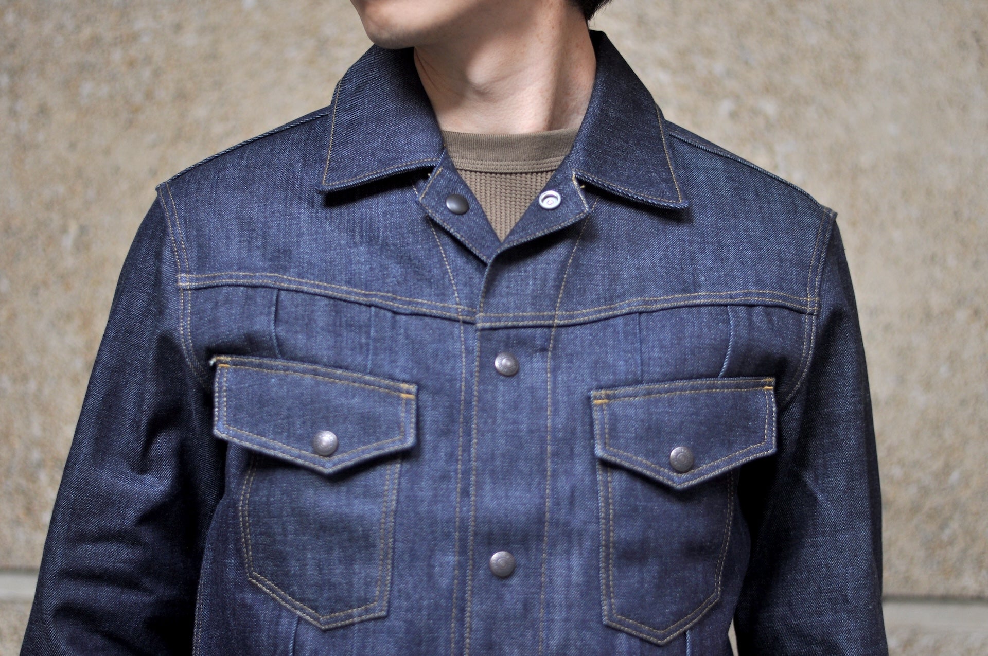 Stevenson Overall Co. 14.5oz 'Maverick Rider' Denim Jacket (Indigo)