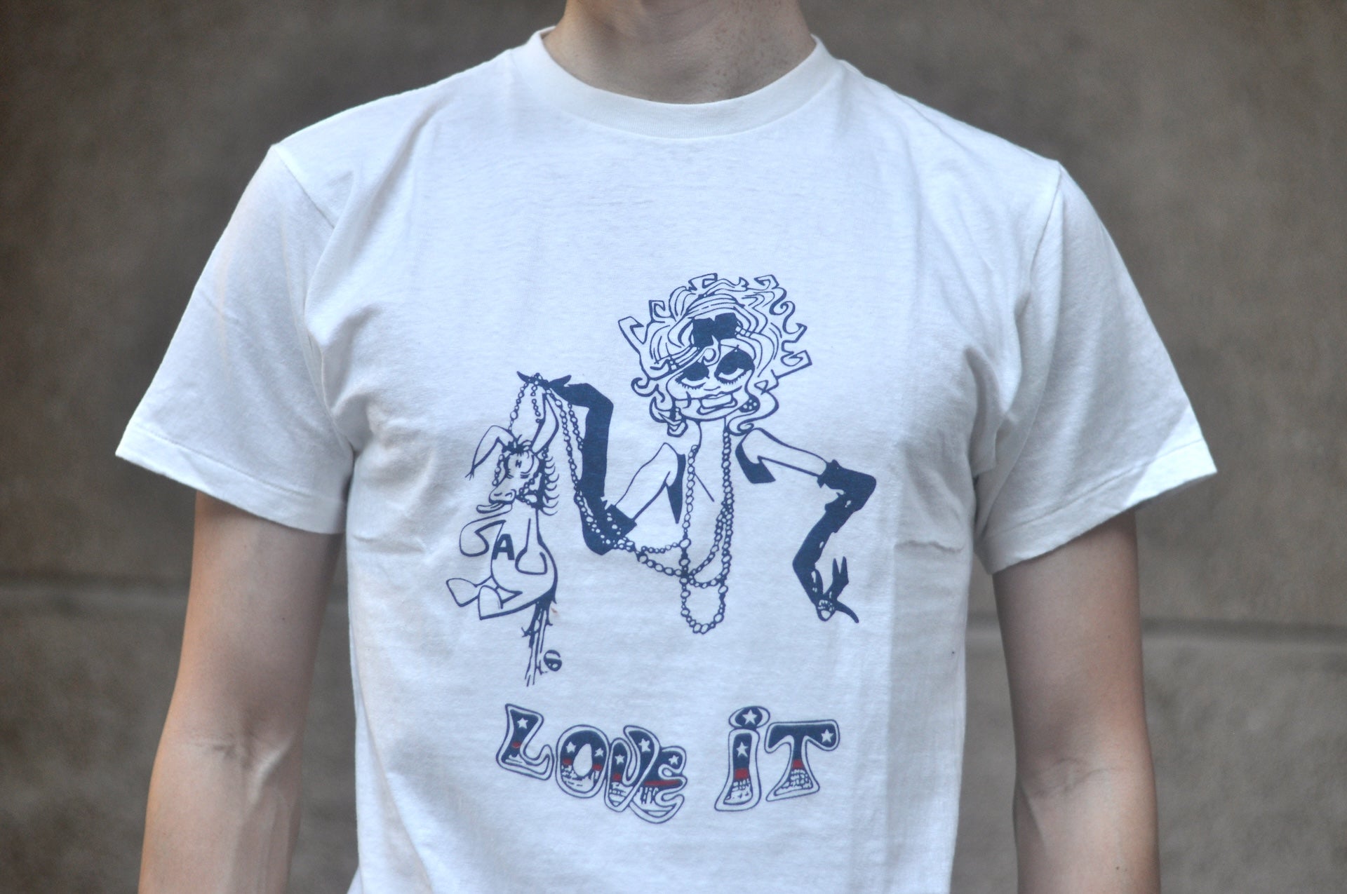 Dubble Works 5.5oz "Love It" Loopwheeled Tee (White)