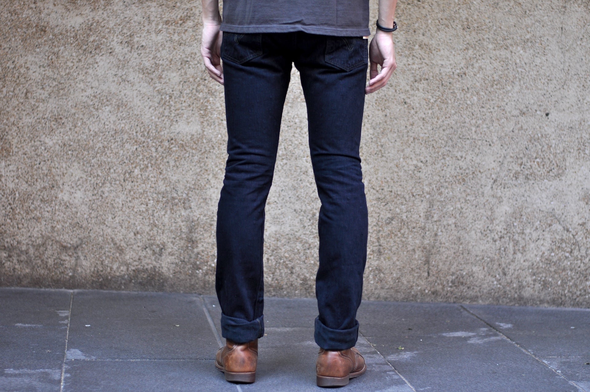 Iron Heart 16oz 555S-SLBod 'Black-Overdyed' Denim (Slim Tapered Fit)