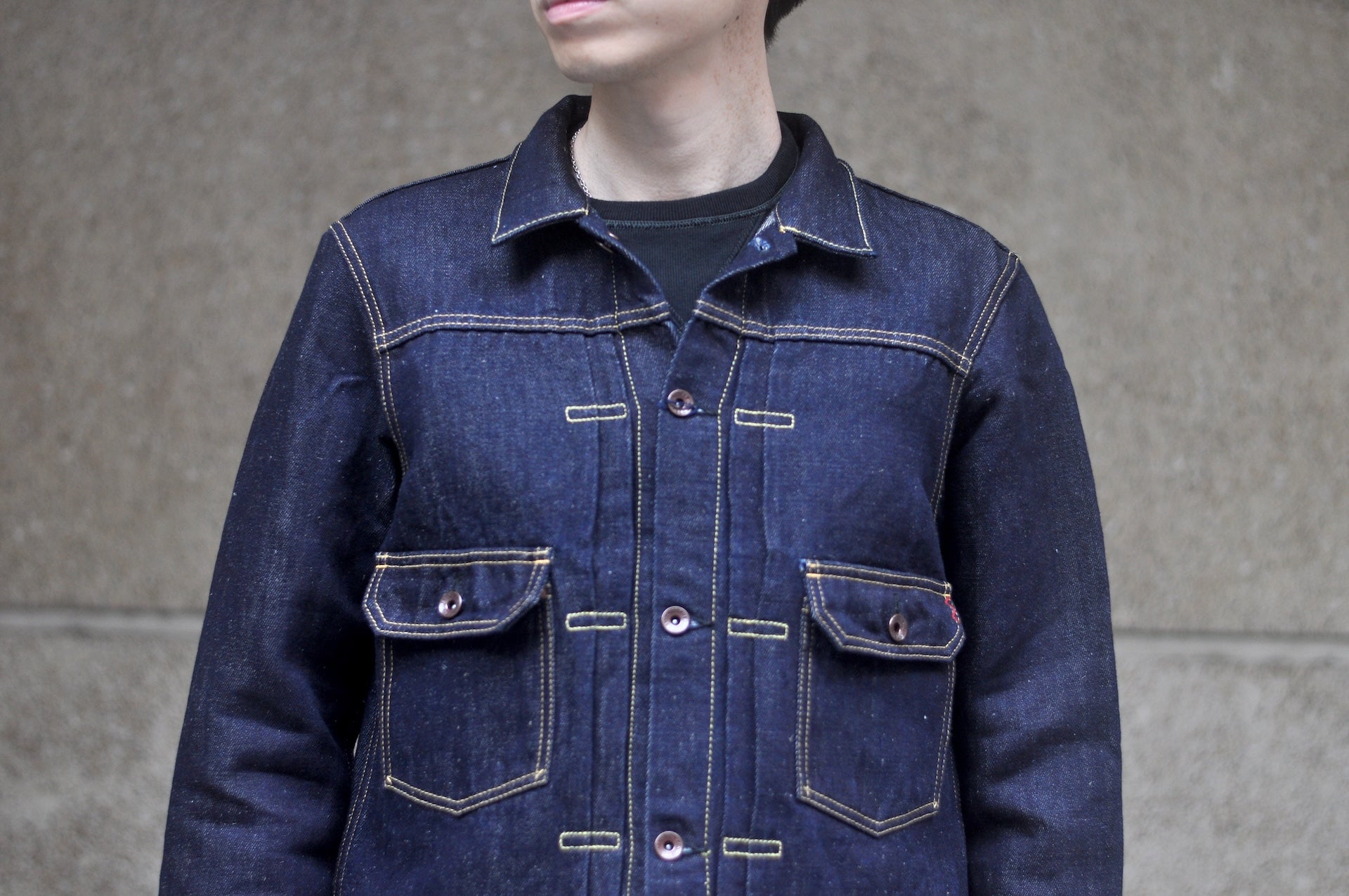Iron Heart 14oz Indigo Dyed Cotton/Linen Denim Type II Jacket