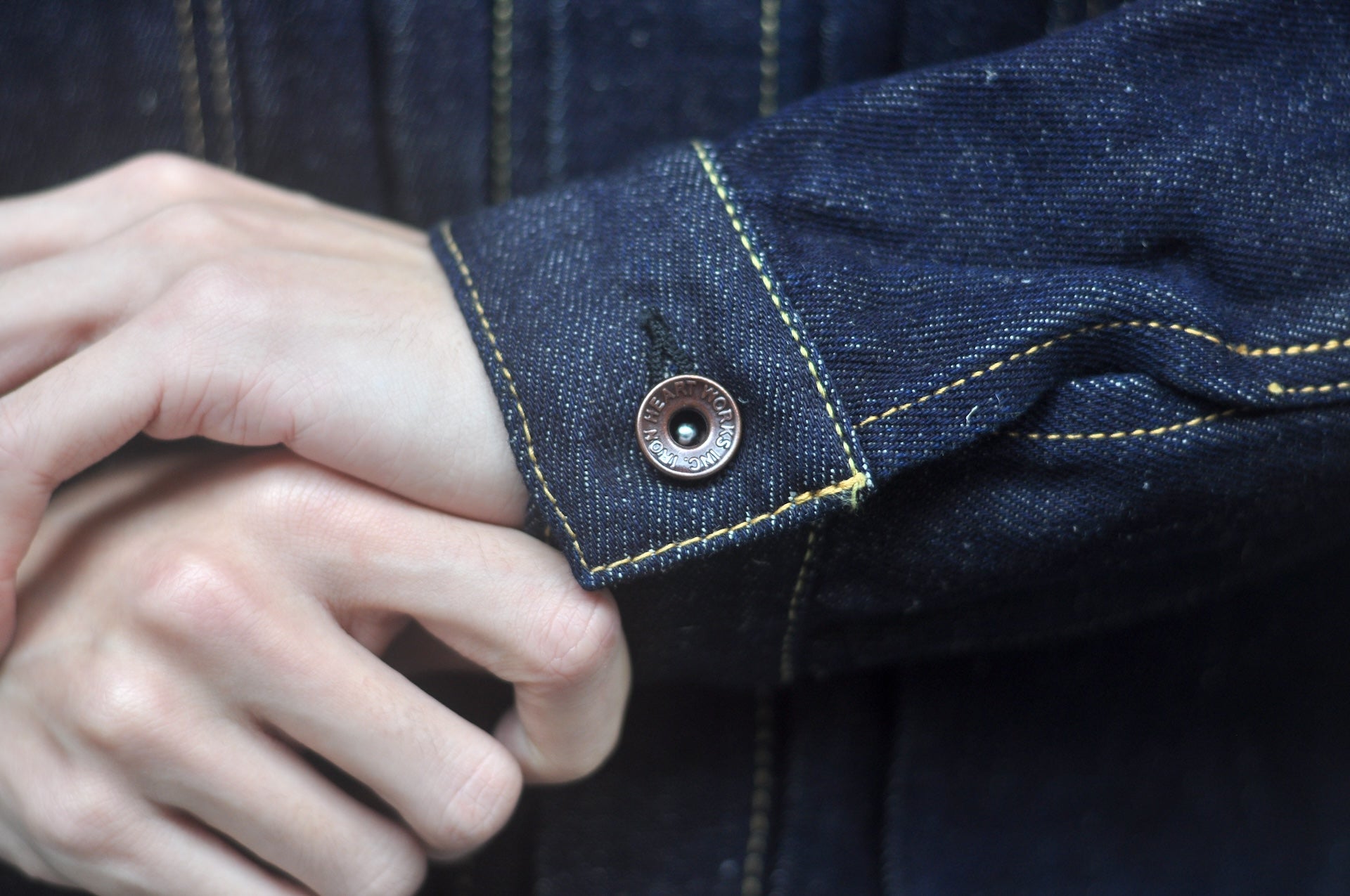 Iron Heart 14oz Indigo Dyed Cotton/Linen Denim Type II Jacket