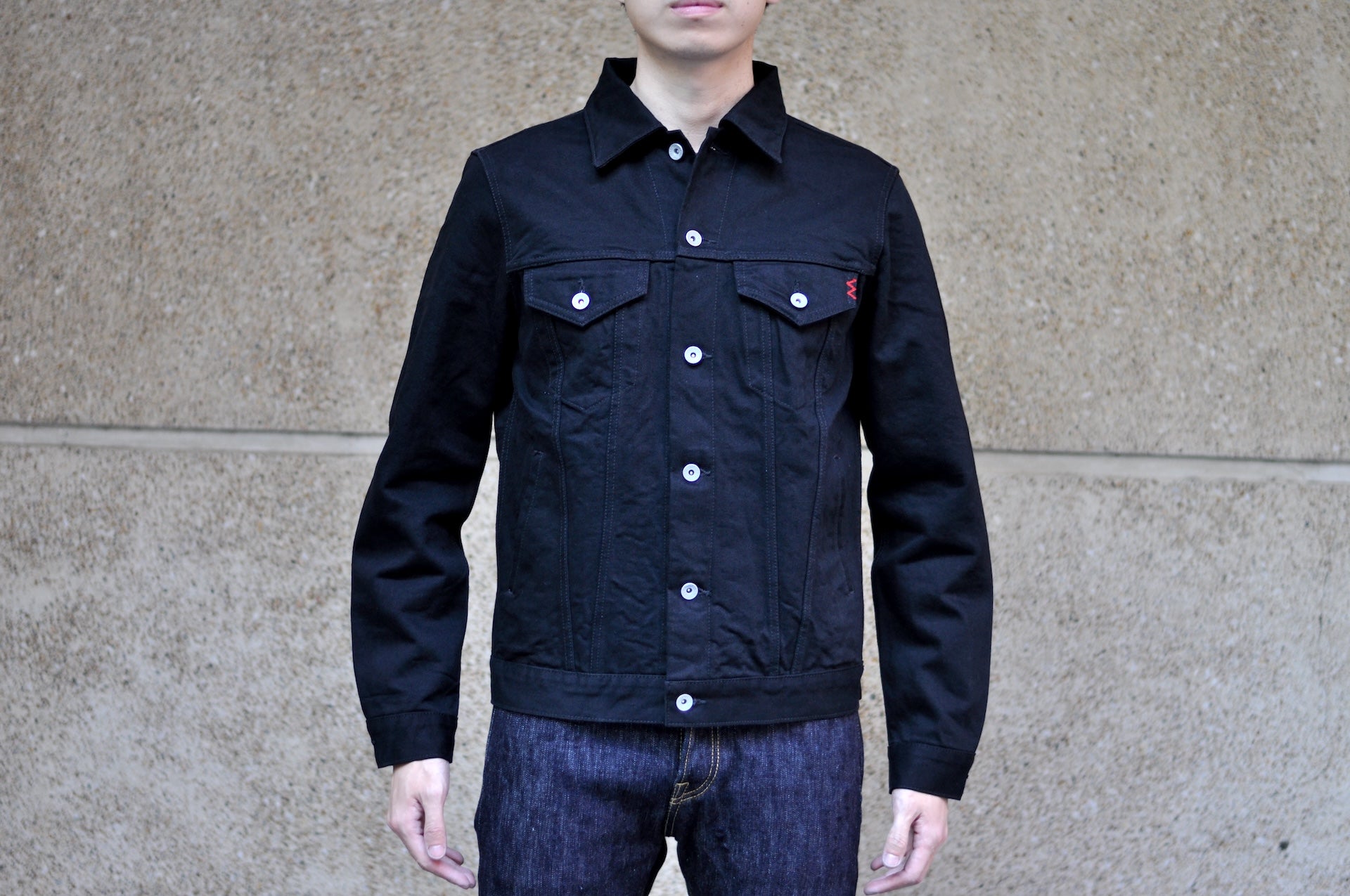 Iron Heart 14oz Type 3 Denim Jacket (Black)