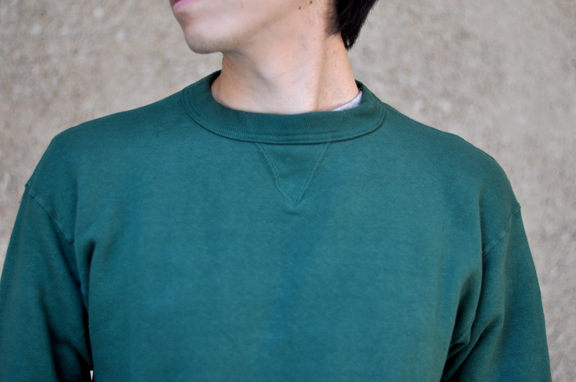 Dubble Works 11oz "Tsuri-ami" Loopwheeled Sweatshirt (Green)