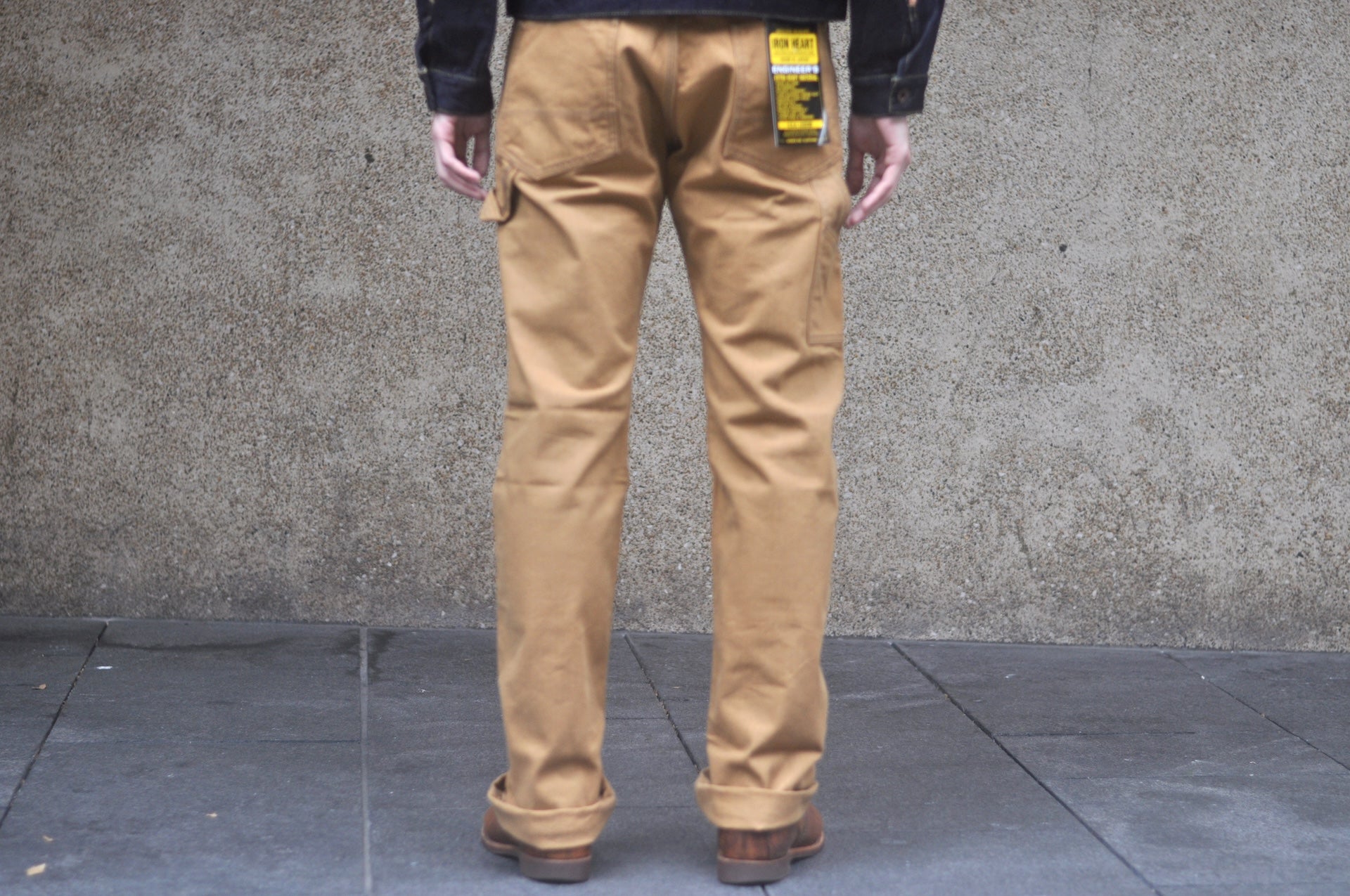 Iron Heart 10oz Herringbone Twill Painter Pants (Brown)
