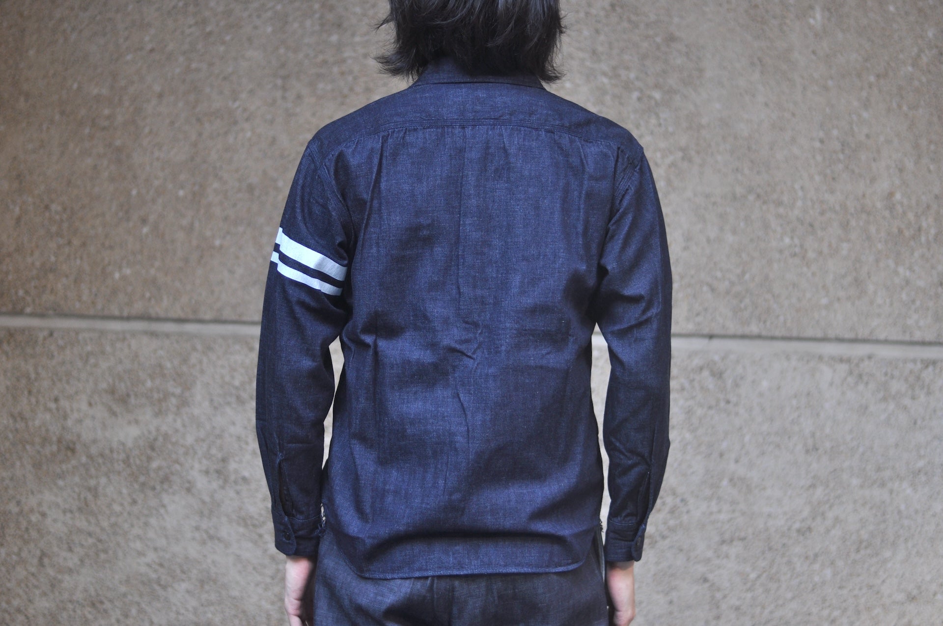 MOMOTARO JEANS 8oz Indigo Dyed GTB Selvage Denim Workshirt