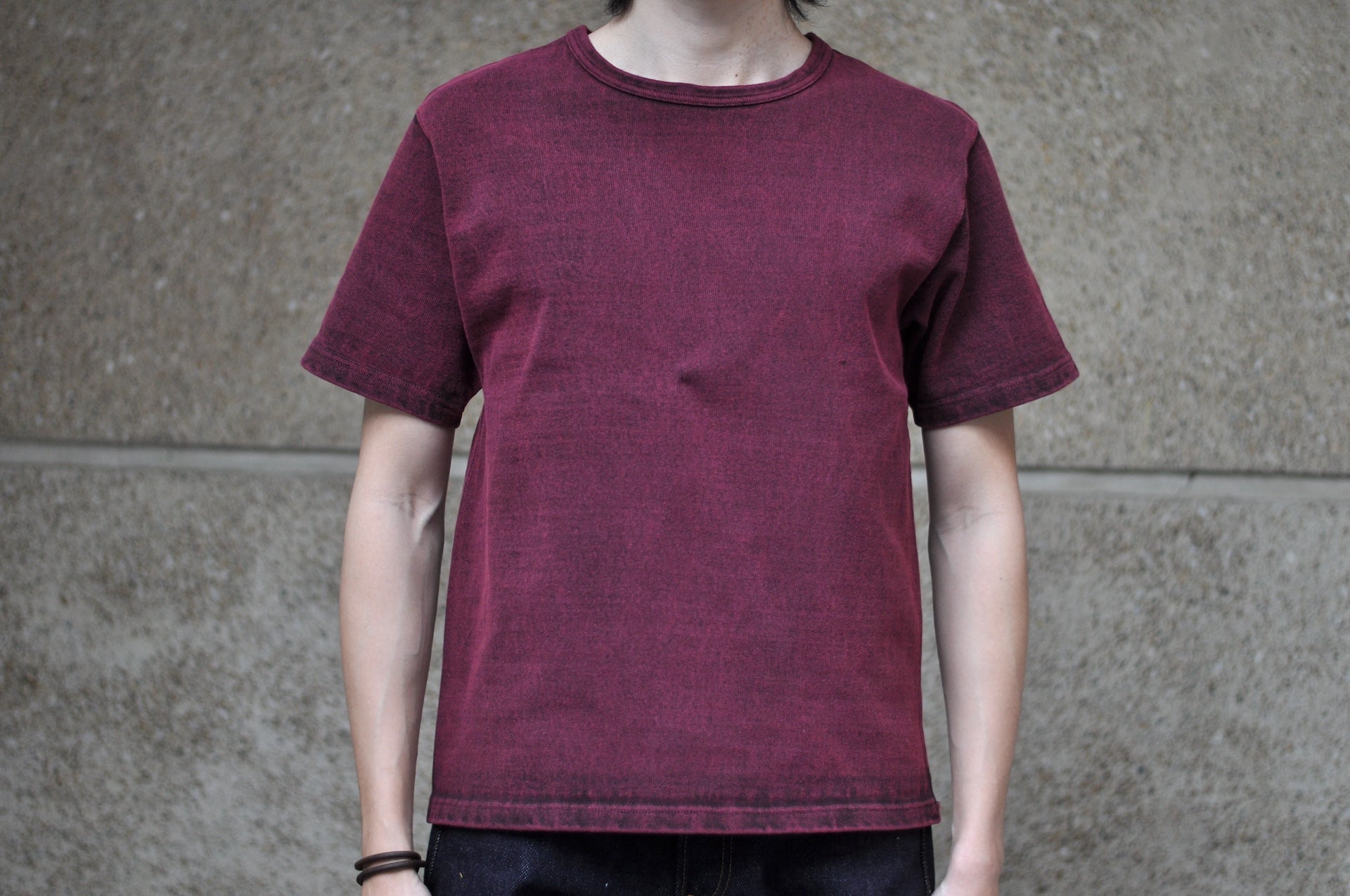 Samurai 15.7oz “Ultra-Heavyweight” Plain Tee (Burgundy Wine)
