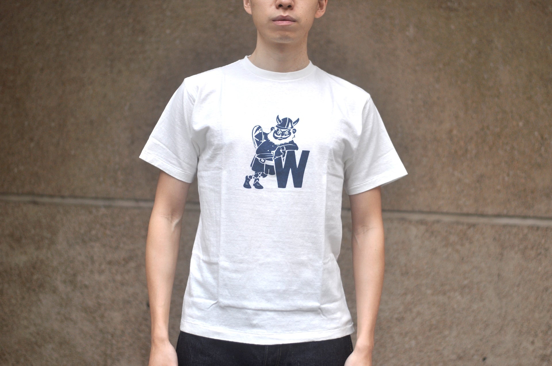Dubble Works 5.5oz "Viking" Loopwheeled Tee (White)
