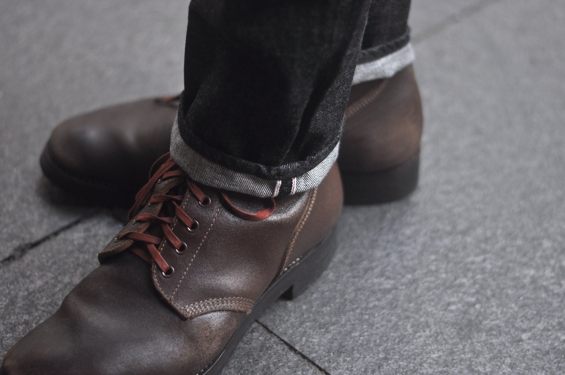 Studio D'Artisan D1826B 13.5oz Black Dyed "New Ivy" Denim (Relaxed Tapered fit)