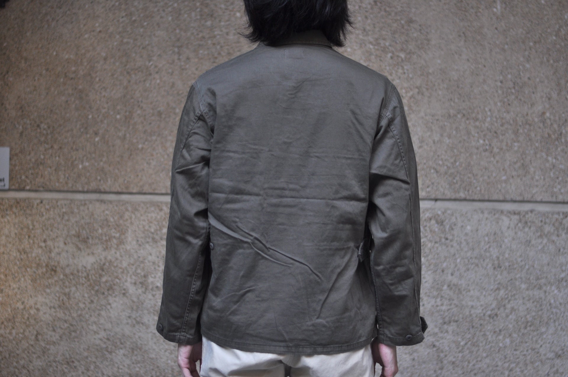 Japan Blue ‘All-Season’ Back Satin Fatigue Jacket (Khaki)