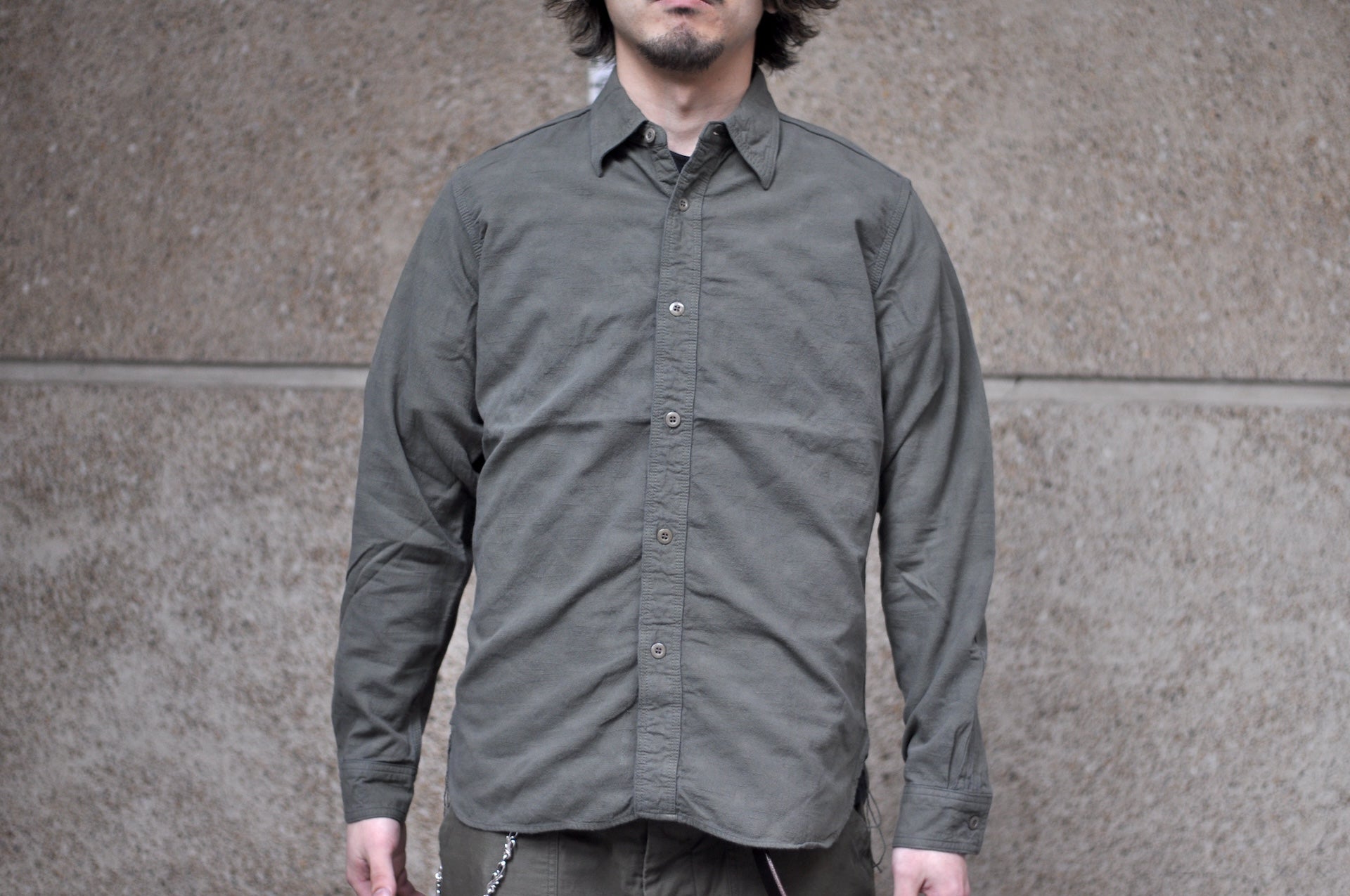 Samurai 10oz Tropical Weather Dobby Military Shirt (Olive)